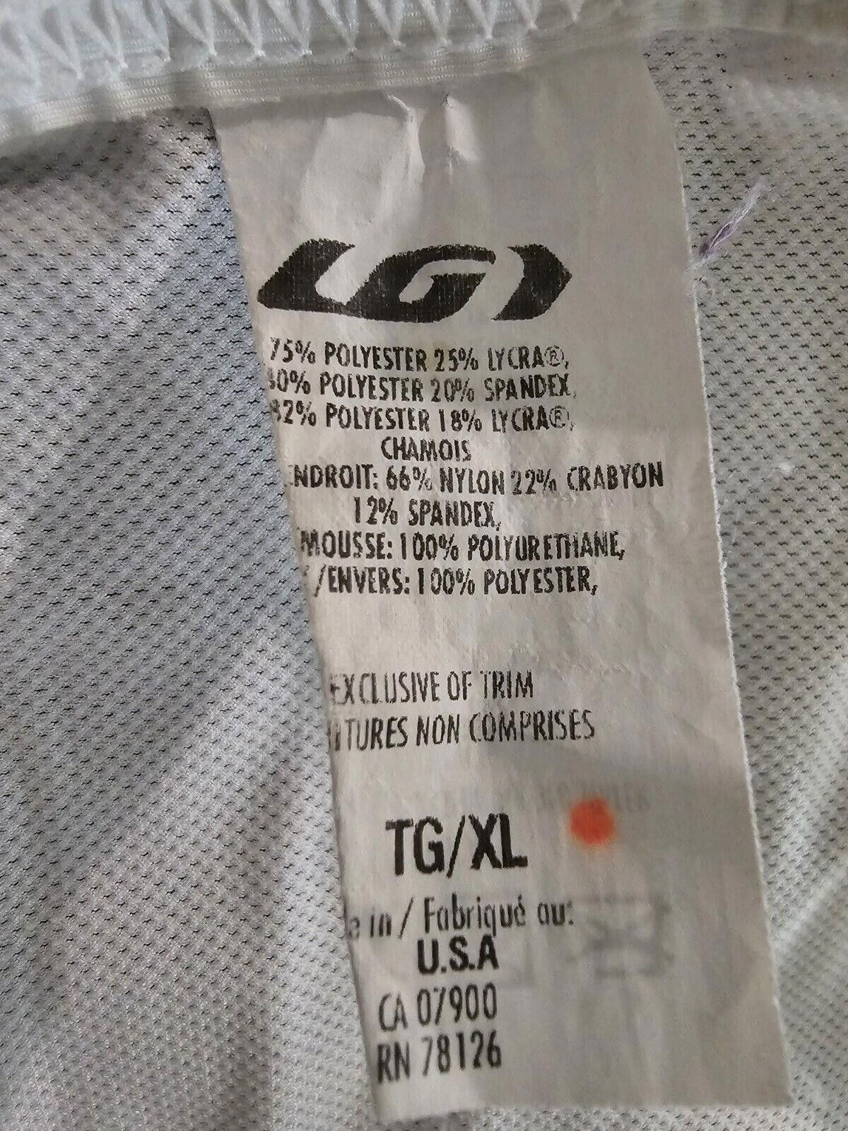 BCBGeneration Garneau Attitude Sports XL Bicycle padded bib Unitard USA Size ONE SIZE - 2 Thumbnail