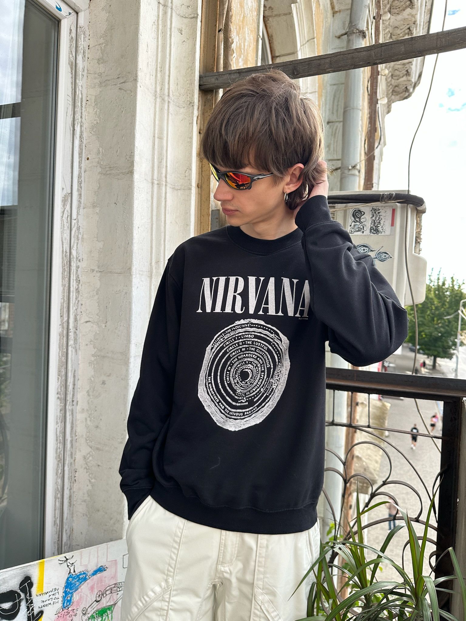 Band Tees NIRVANA sweatshirt vestibule Size US L / EU 52-54 / 3 - 2 Thumbnail