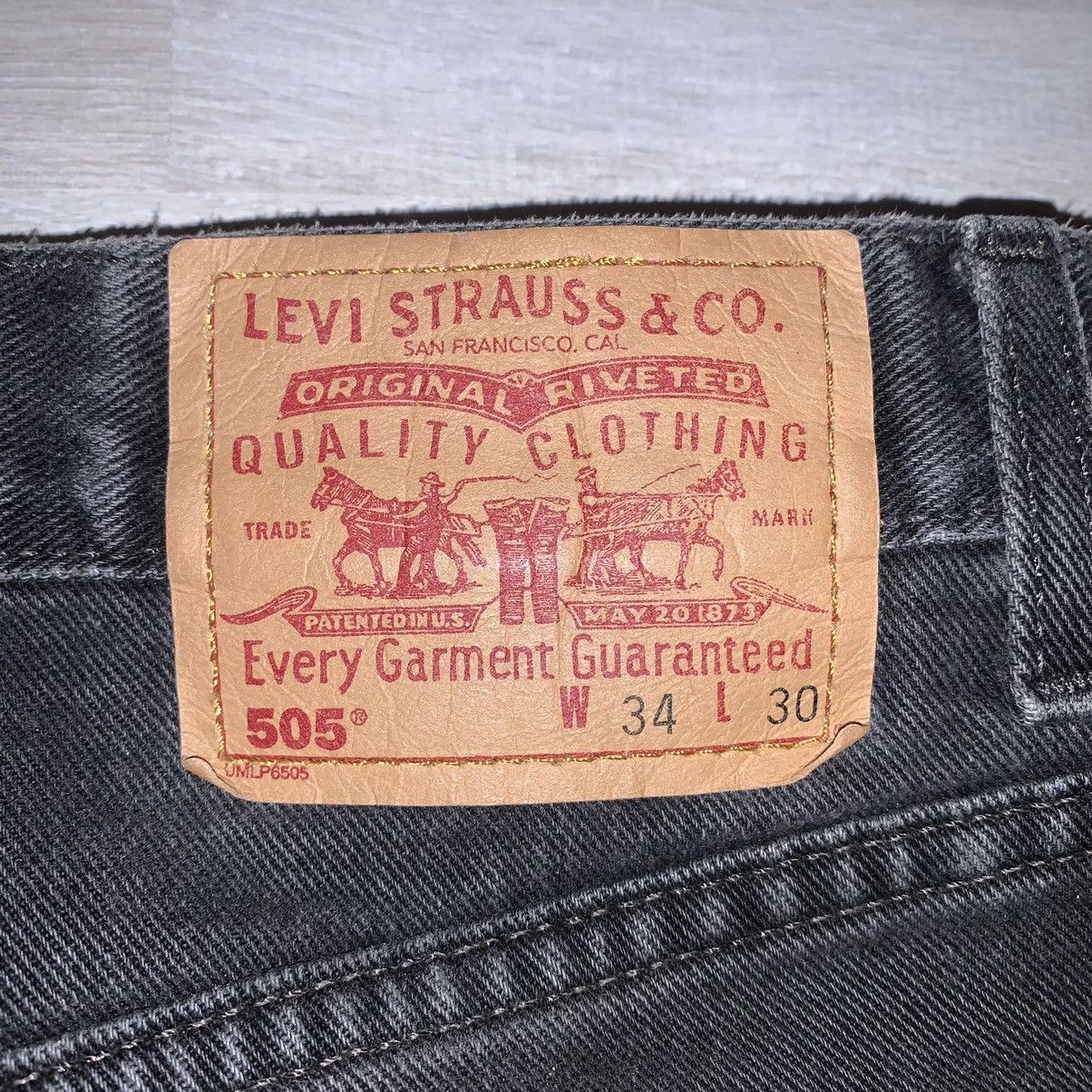 Levi's Levi’s Vintage Black Denim Jeans Size US 34 / EU 50 - 2 Thumbnail
