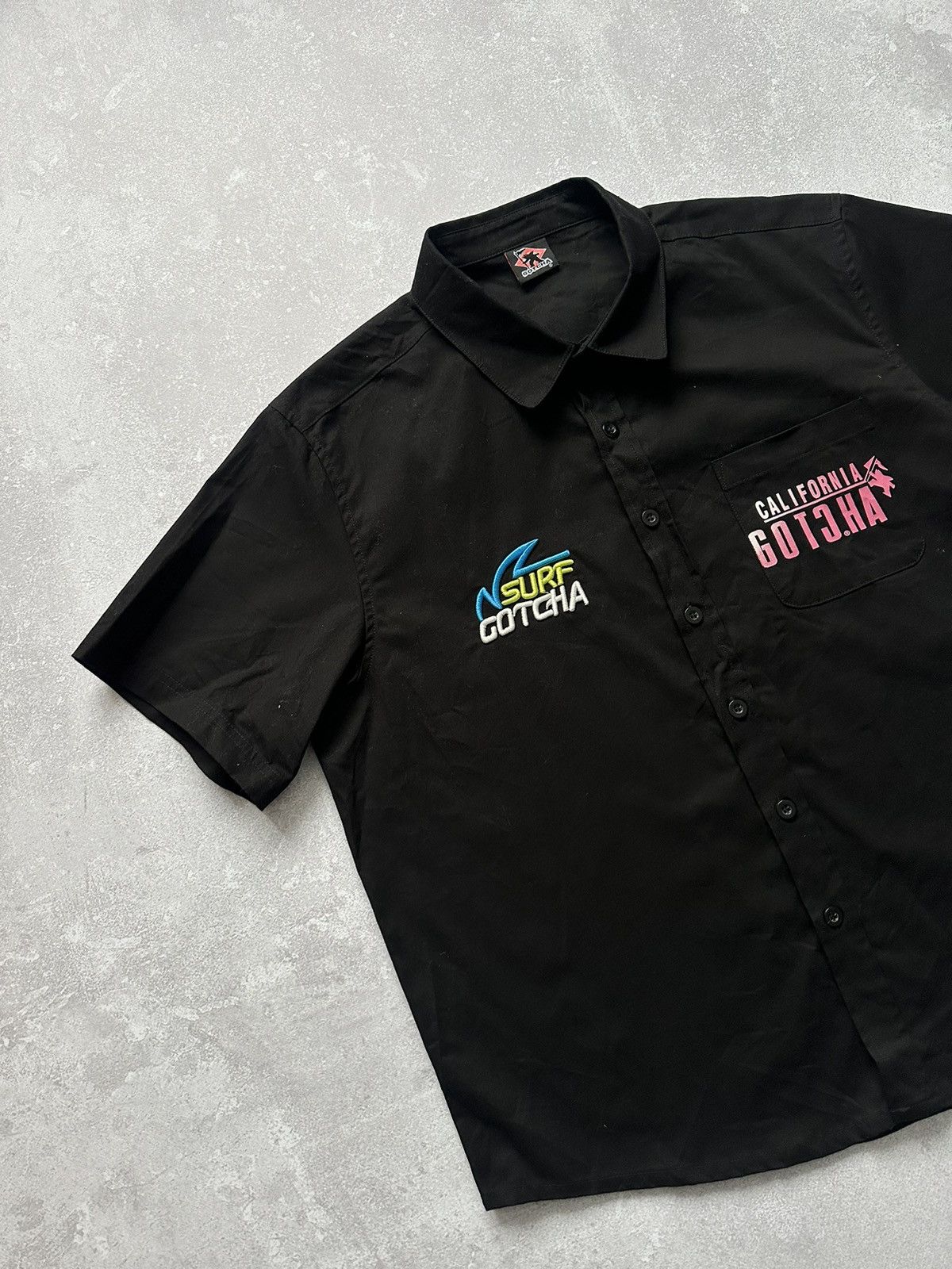 Designer × Gotcha Gotcha California Surf style shirts button up size L Size US L / EU 52-54 / 3 - 3 Thumbnail