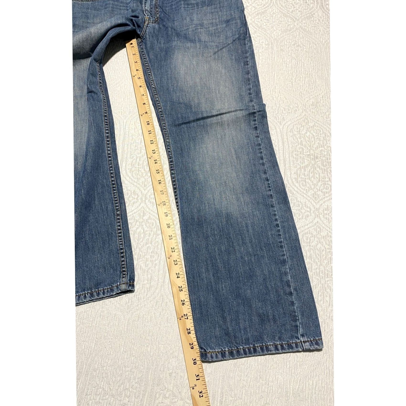 Levi's Levi's 505 Straight Fit Jeans 34x30 Blue Denim Pants Size US 34 / EU 50 - 7 Thumbnail