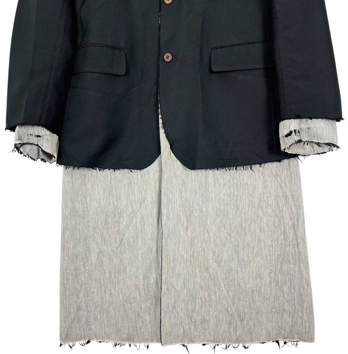 Comme des Garcons Homme Plus Distressed Comme des Garçons Sample Homme Plus Blazer Coat Size US M / EU 48-50 / 2 - 3 Thumbnail