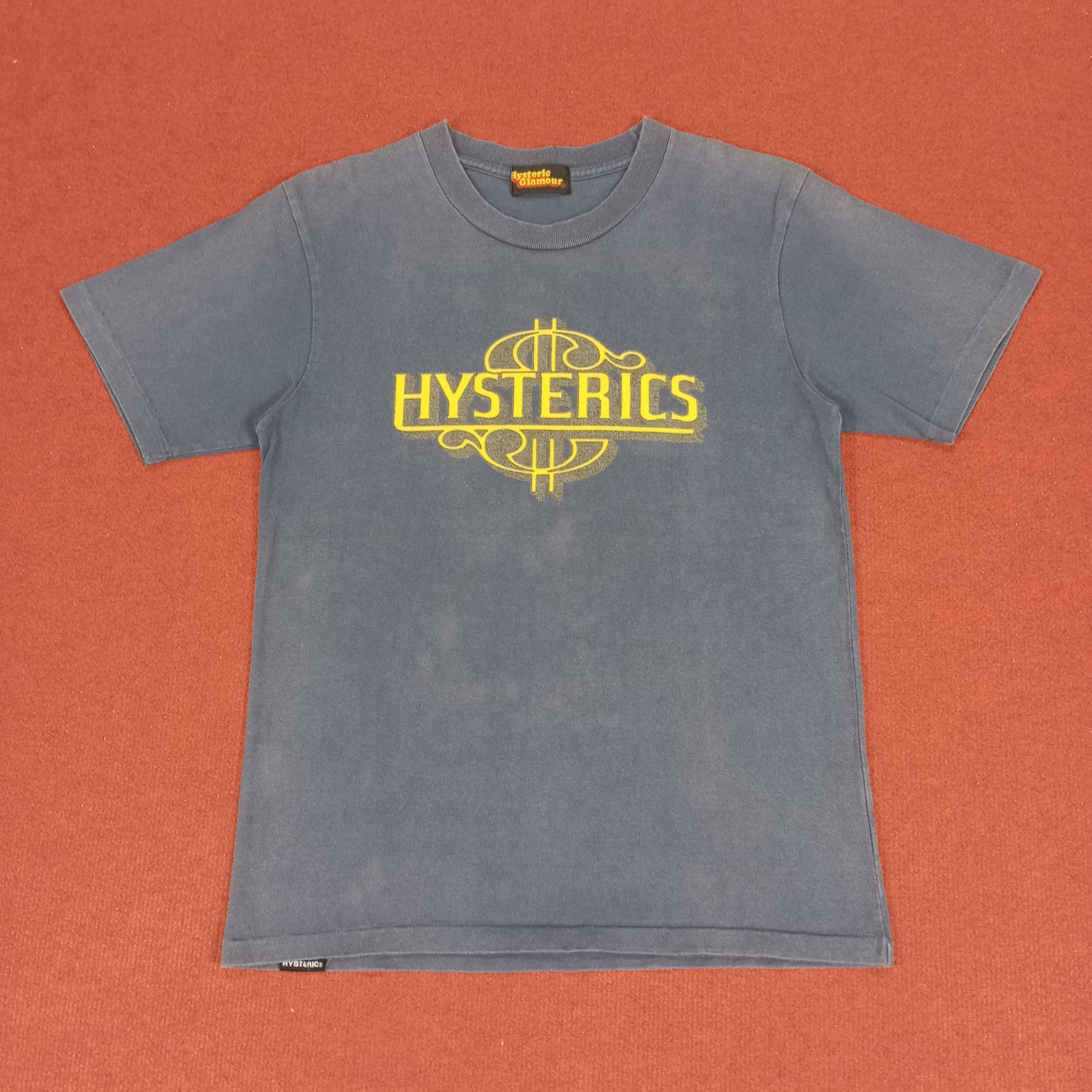 Hysteric Glamour × Japanese Brand × Vintage Hysteric Glamour Japanese Brand Dollar Design Style Tshirt Size US S / EU 44-46 / 1 - 1 Thumbnail