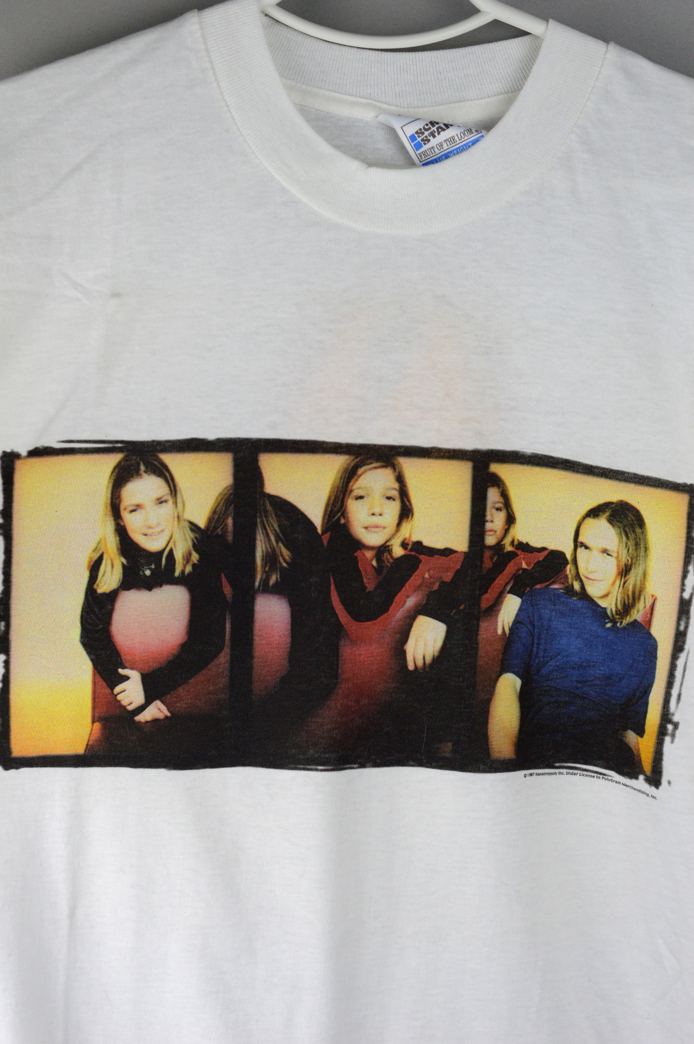 Band Tees × Vintage Vintage Hanson 1997 t shirt Size US M / EU 48-50 / 2 - 3 Thumbnail