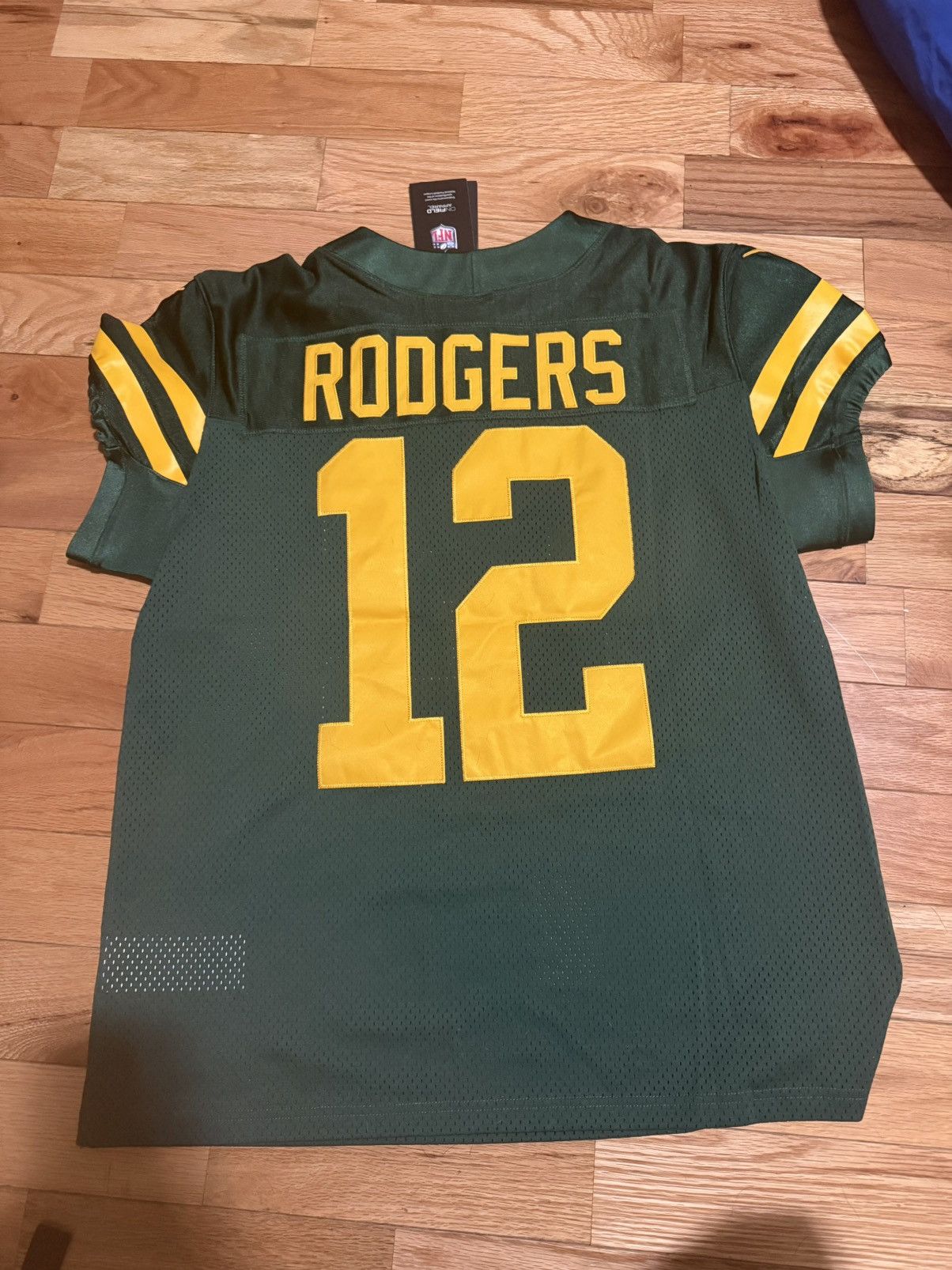 NFL Size 44 Aaron Rodgers GreenBay Packers NikeVaporElite Jersey Size US L / EU 52-54 / 3 - 4 Thumbnail