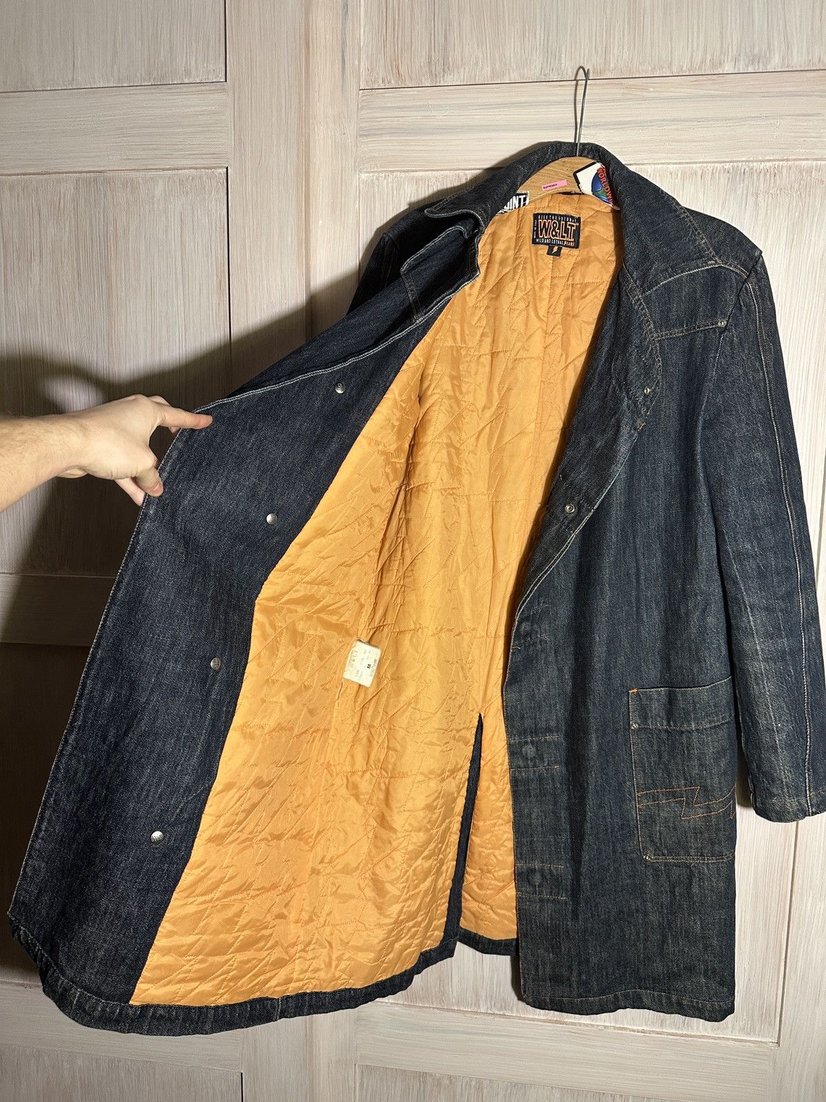 Vintage × W&LT × Walter Van Beirendonck NOS Early 90s Caban denim coat Vintage archive Walt Size US M / EU 48-50 / 2 - 9 Thumbnail
