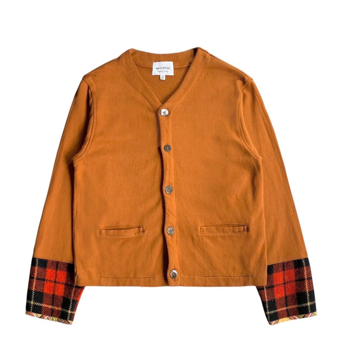 Other Takeshi Yajima plaid pattern accent knitted cardigan cider Size US M / EU 48-50 / 2 - 1 Thumbnail