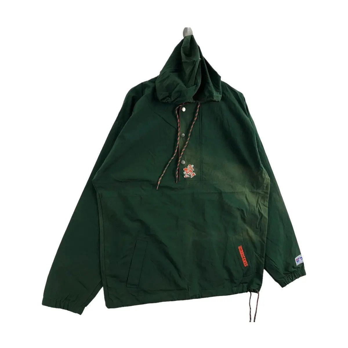 NFL Vtg MIAMI HURRICANES NFL Sebastian Ibis Sun Faded Jacket Size US XL / EU 56 / 4 - 5 Thumbnail
