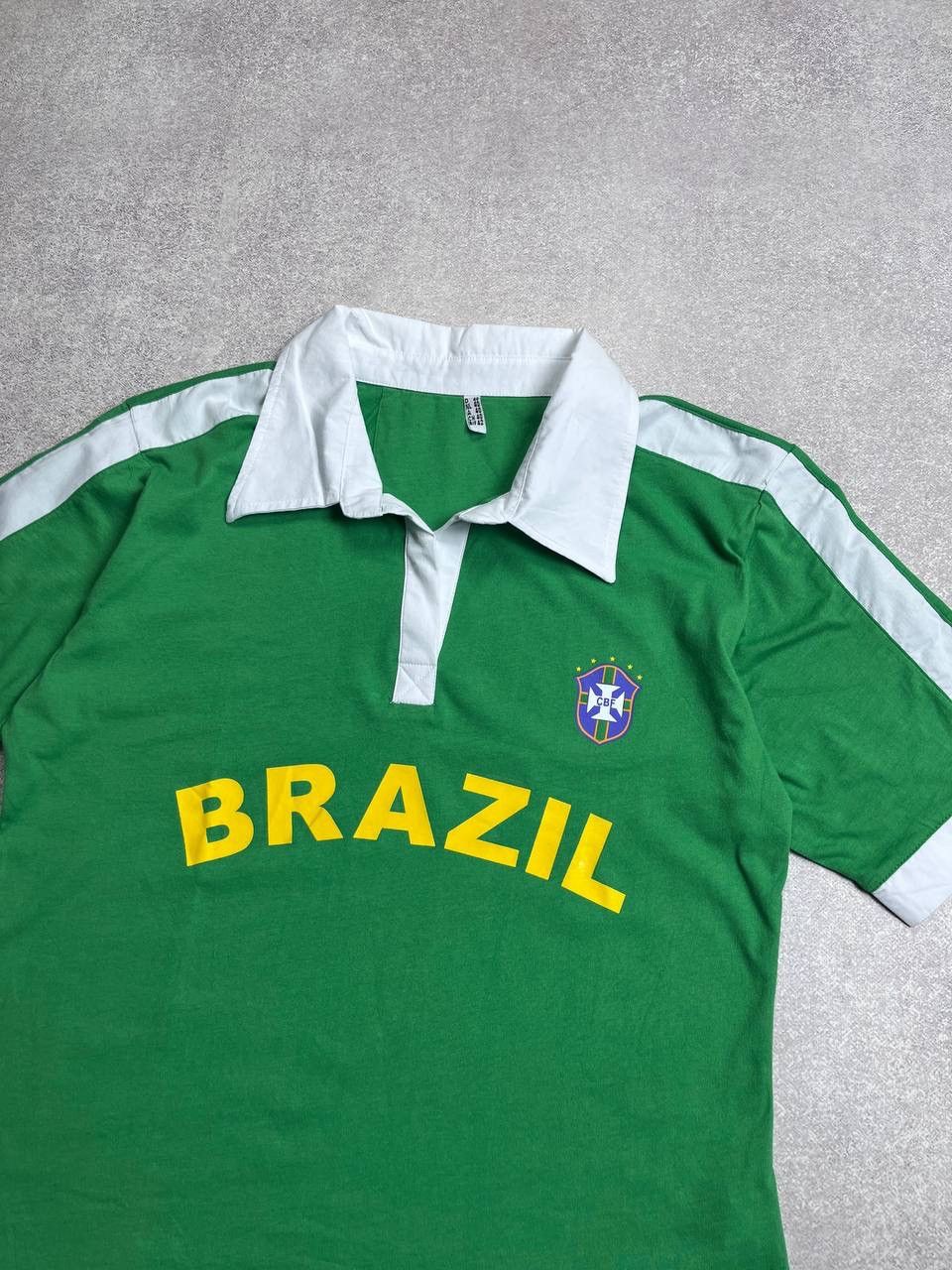 Other Vintage 90's Brasil Polo Shirt Y2K S Size S / US 4 / IT 40 - 2 Thumbnail