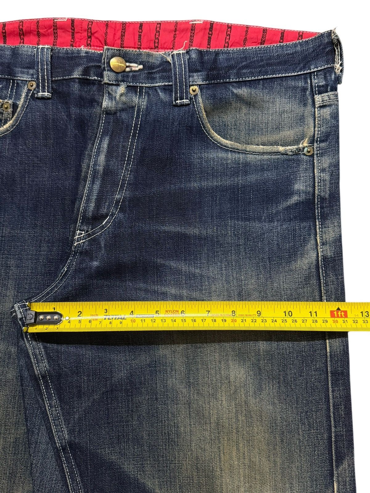 PHENOMENON Vintage 90s Japan Phenomenon Faded Whisker Distress Wide Leg Size US 36 / EU 52 - 15 Thumbnail