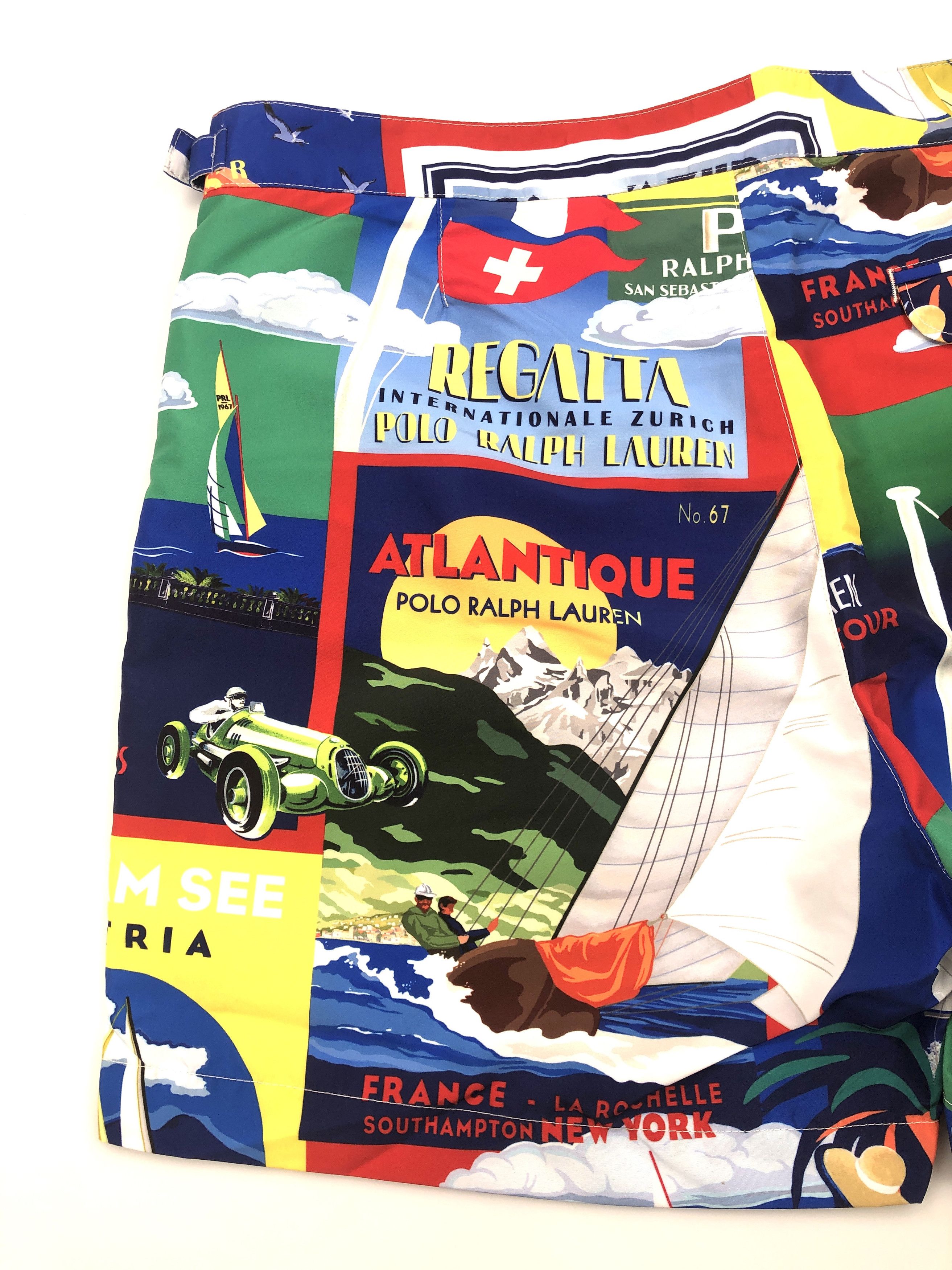 Polo Ralph Lauren NWT POLO RALPH LAUREN 5.75 INCH MONACO SWIM TRUNK SIZE 38 Size US 38 / EU 54 - 3 Thumbnail