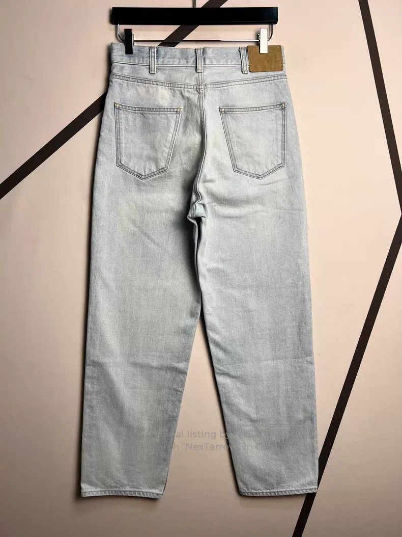 Celine CELINE Light Blue Washed Straight Leg Denim Jeans Size US 30 / EU 46 - 2 Thumbnail