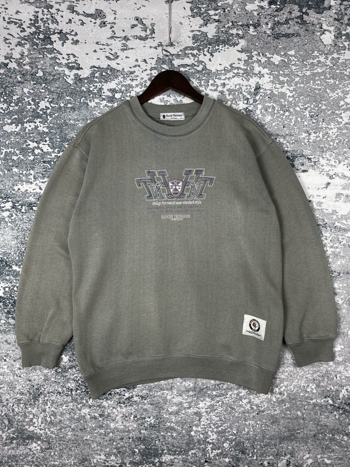Designer Vintage Hardy Thomas Crewneck Sweatshirts Size US M / EU 48-50 / 2 - 1 Thumbnail