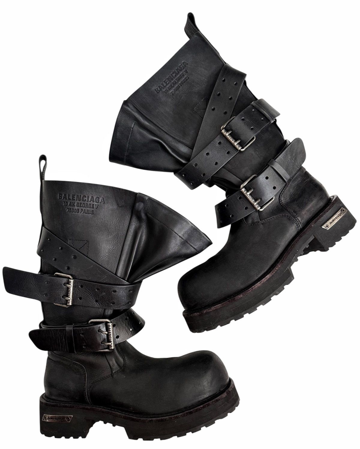 Balenciaga Venom High Buckle Stomper Boot Size US 9 / EU 42 - 1 Thumbnail