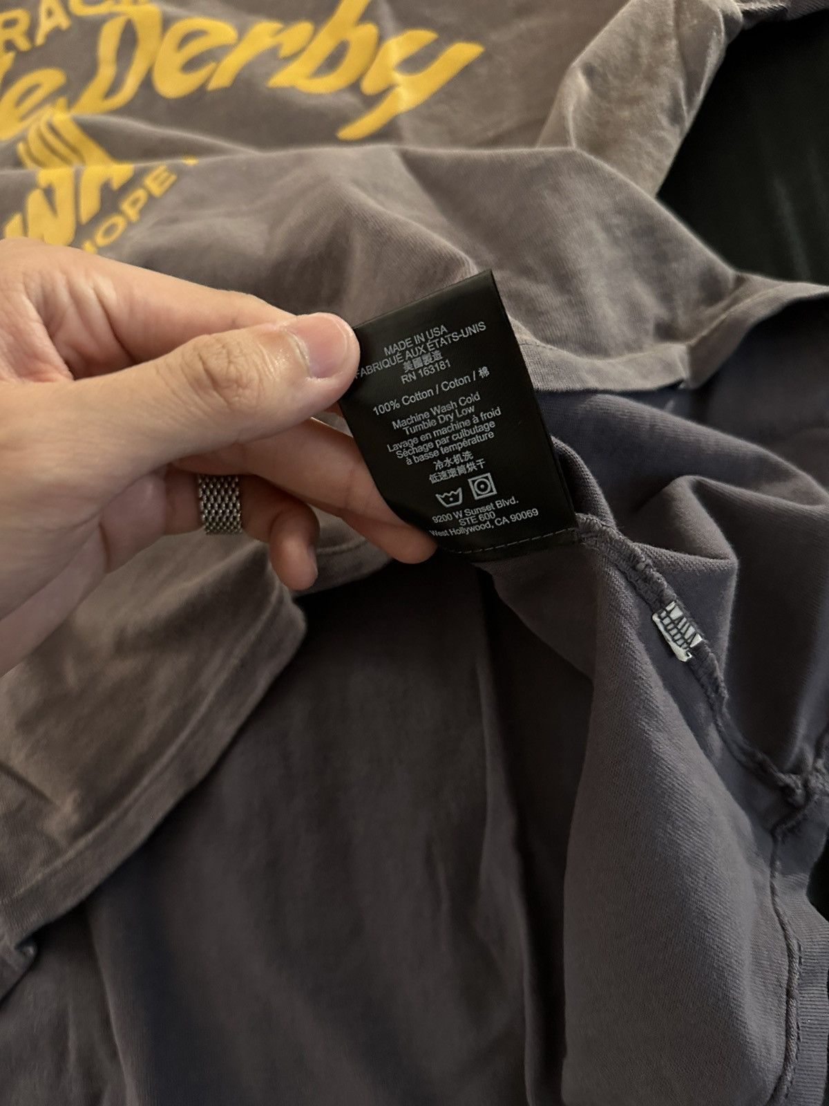 Rhude Rhude Derby Racing Tee Size US S / EU 44-46 / 1 - 5 Thumbnail