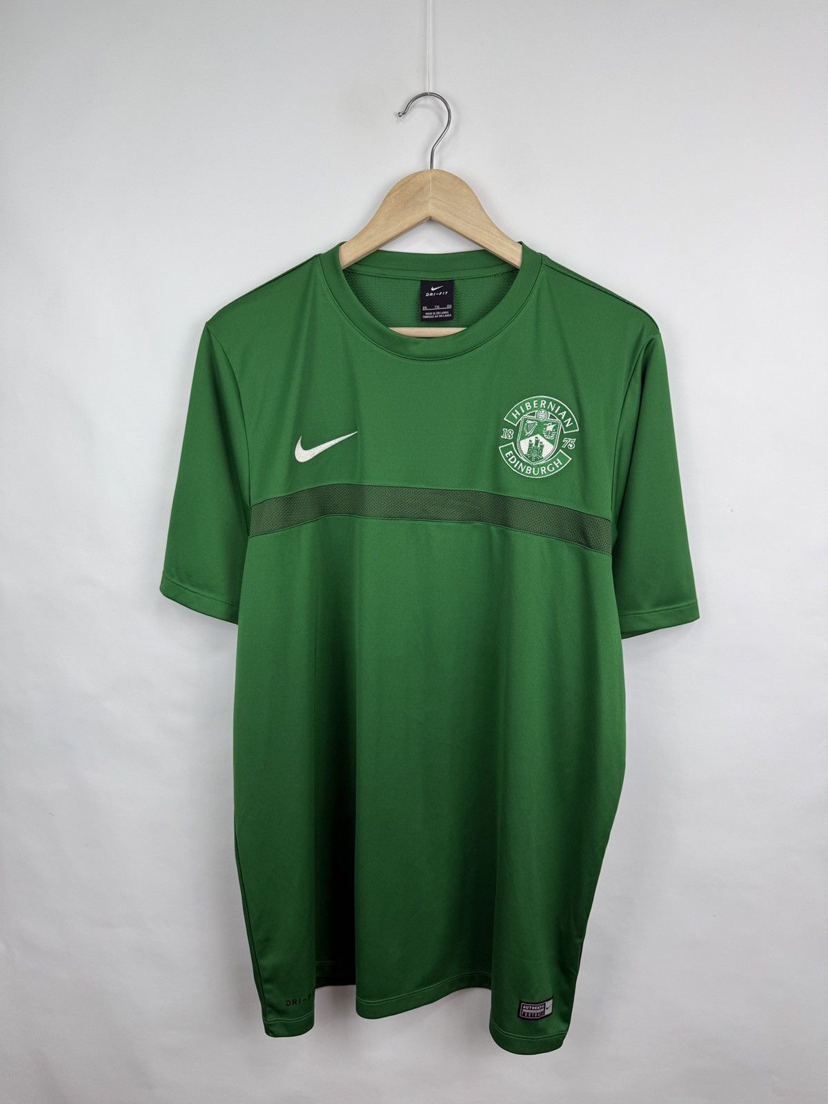 Nike 🏴󠁧󠁢󠁳󠁣󠁴󠁿 2016 Nike Hibernian Edinburg Soccer T-Shirt Retro Rare Size US XXL / EU 58 / 5 - 3 Thumbnail