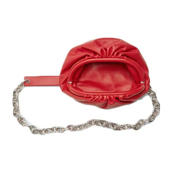 Bottega Veneta o1n1vont1024 Size: OS / Chain Pouch Belt Bag Chili /Silver Size ONE SIZE - 3 Thumbnail