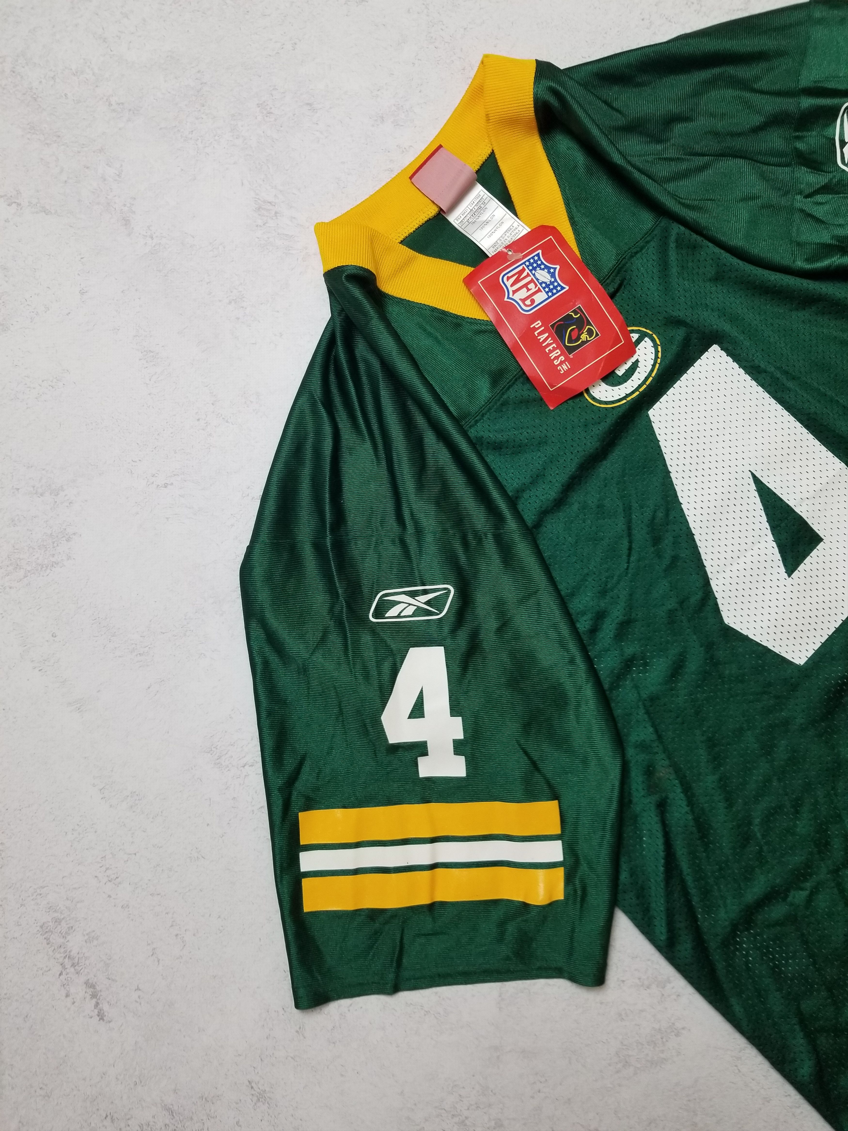 Reebok New Vintage Green Bay Packers Favre #4 Reebok NFL Jerse Size US M / EU 48-50 / 2 - 11 Thumbnail