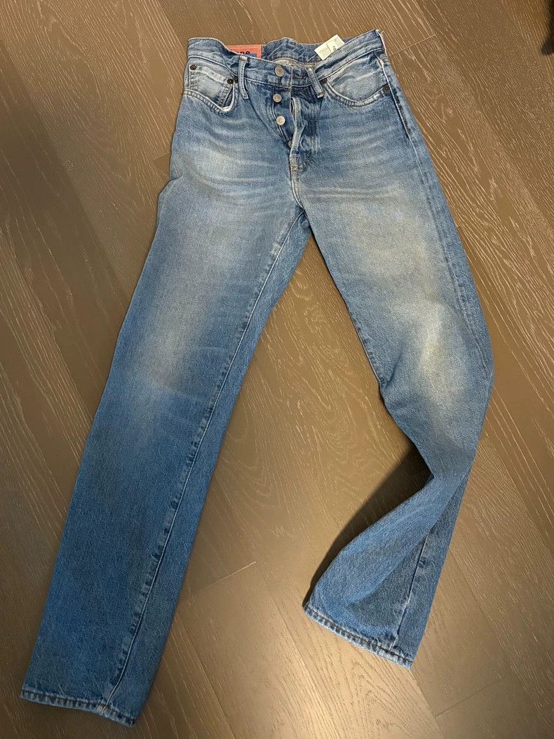 Acne Studios acne studios Washed blue straight leg jeans 2503-Nextarrow Size US 32 / EU 48 - 1 Thumbnail