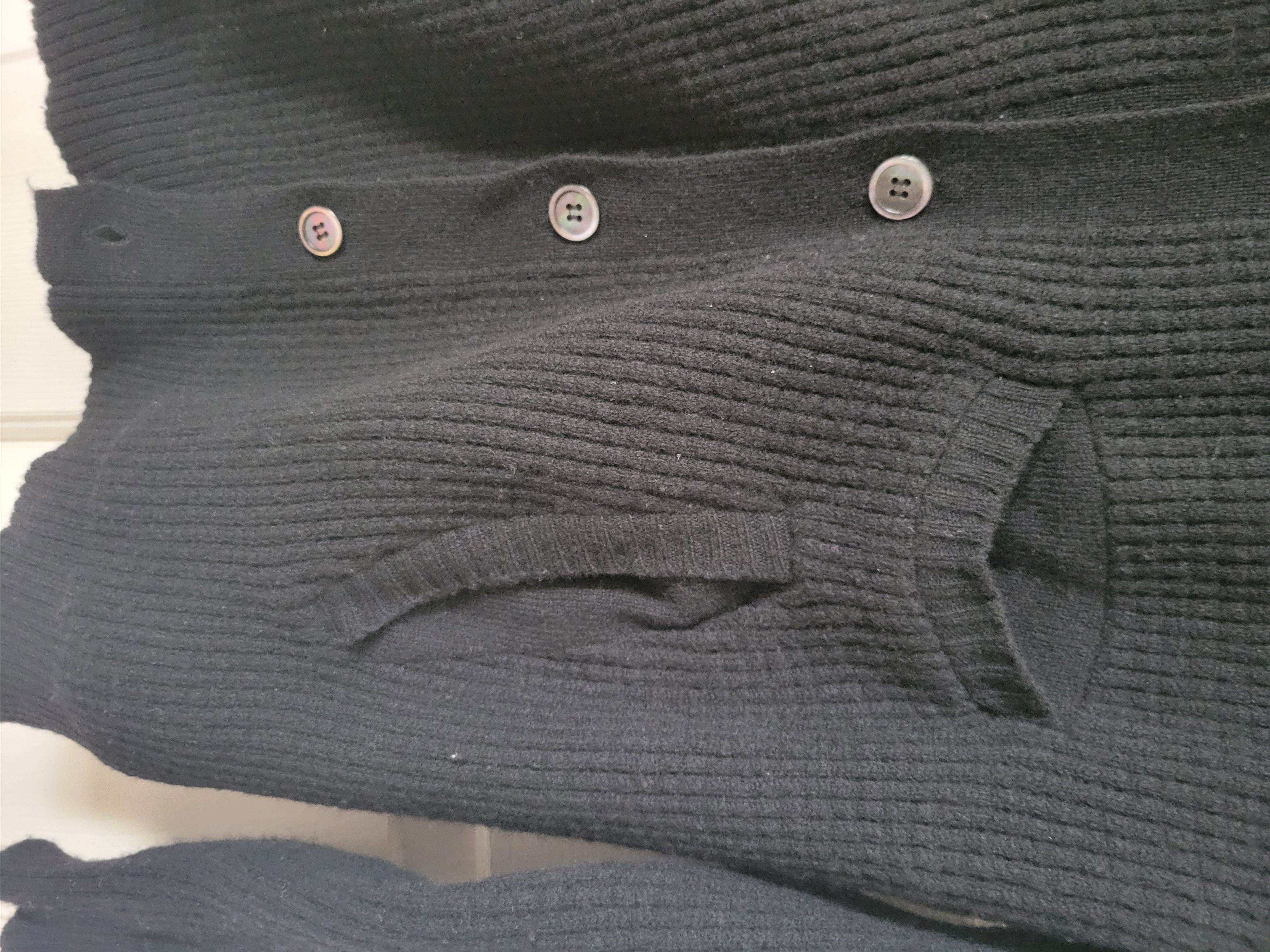 Undercover [BNWT] AW15 Black Cashmere Knit Cardigan Size US M / EU 48-50 / 2 - 3 Thumbnail