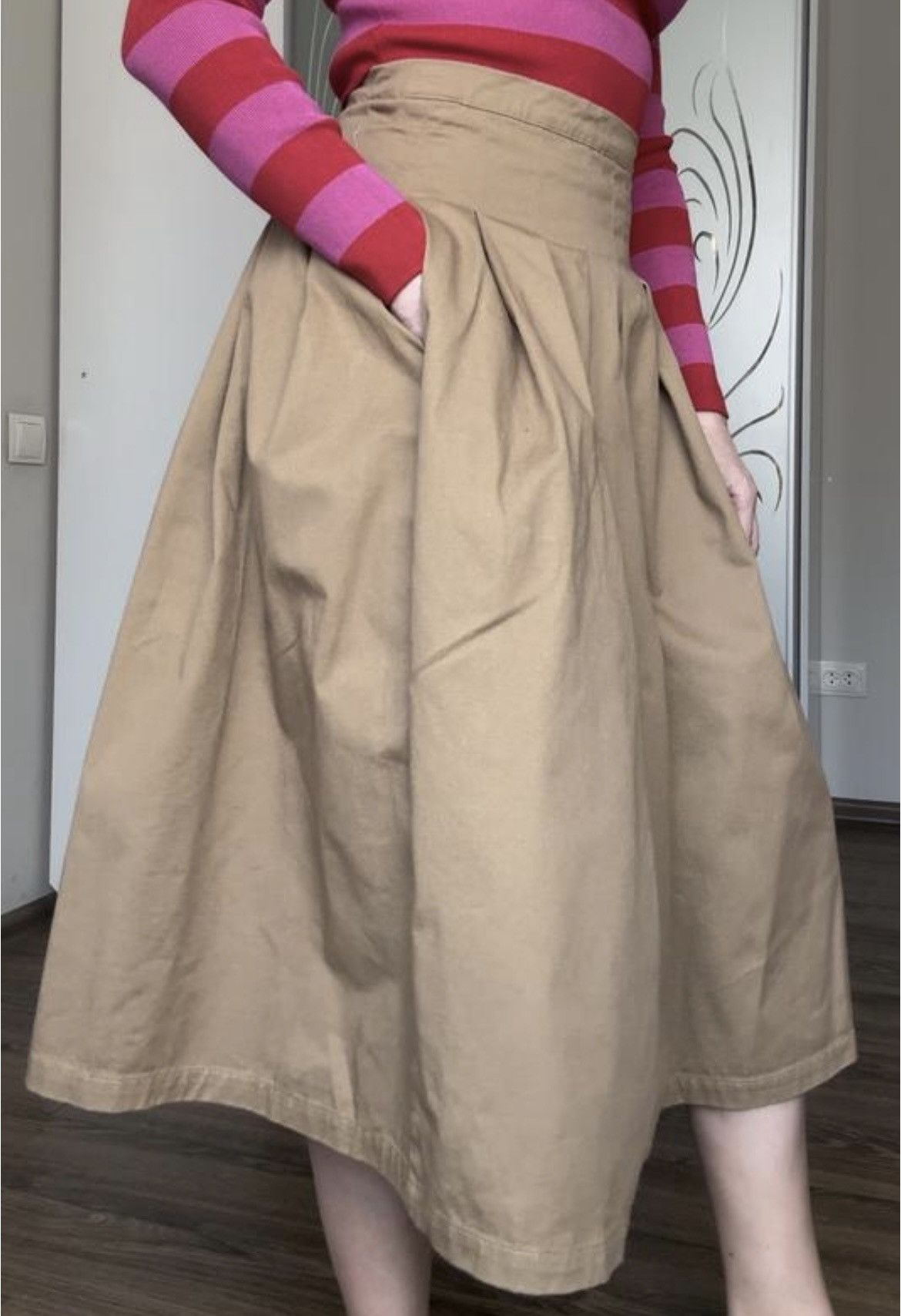 Beams Japan × Beams Plus × Japanese Brand Beams Boys Iconic Japanese Long Thick Skirt Size 30" / US 8 / IT 44 - 10 Thumbnail