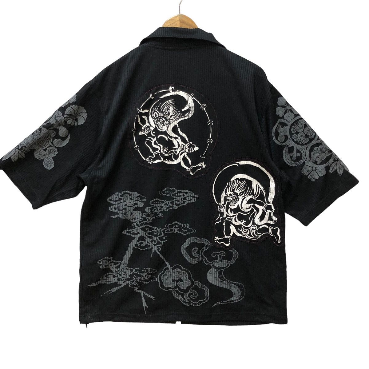 Japanese Brand Japanese traditional dragon button up shirt Size US XL / EU 56 / 4 - 2 Thumbnail