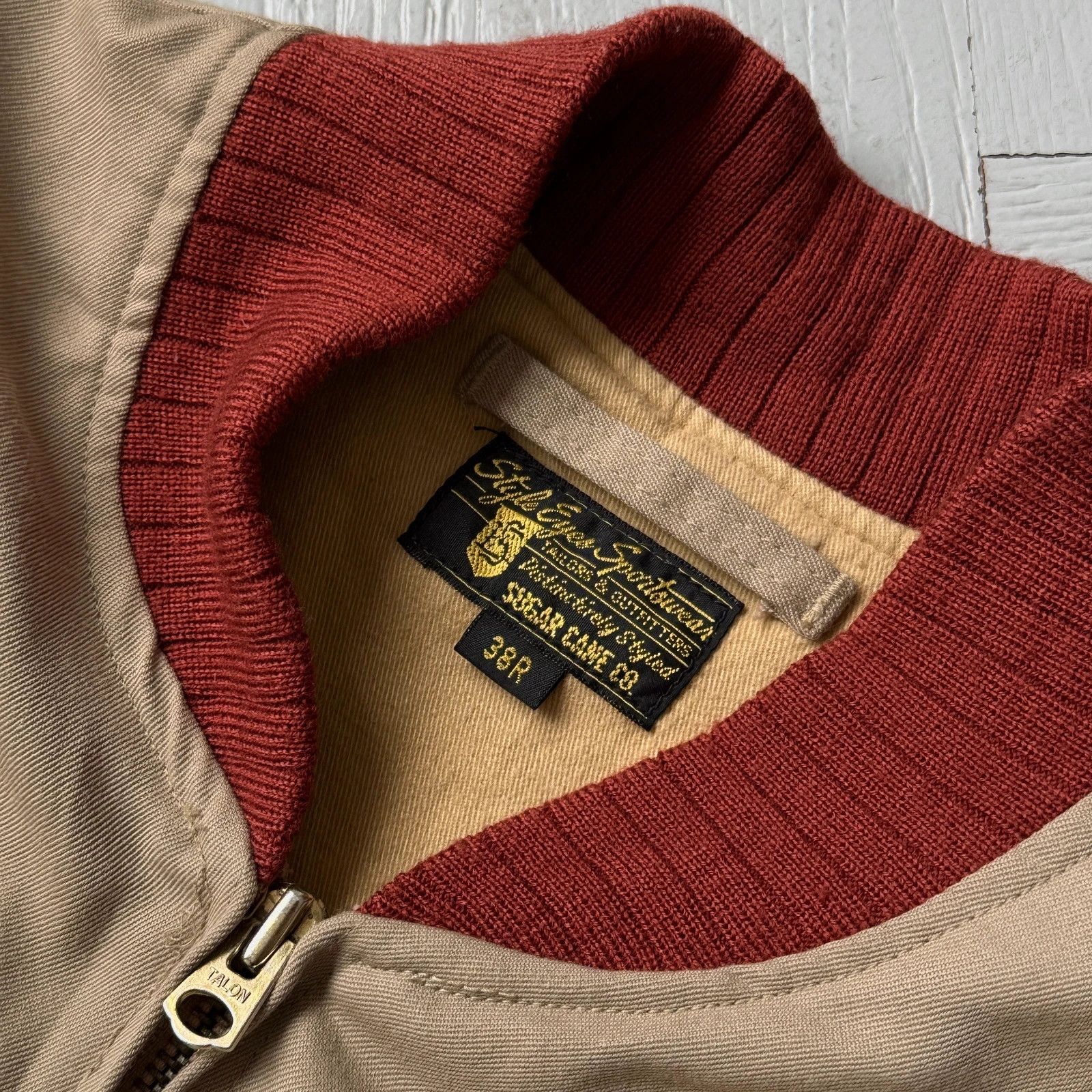Vintage American Vintage Sugar Cane 60s Style Bomber Jacket Size US S / EU 44-46 / 1 - 7 Thumbnail
