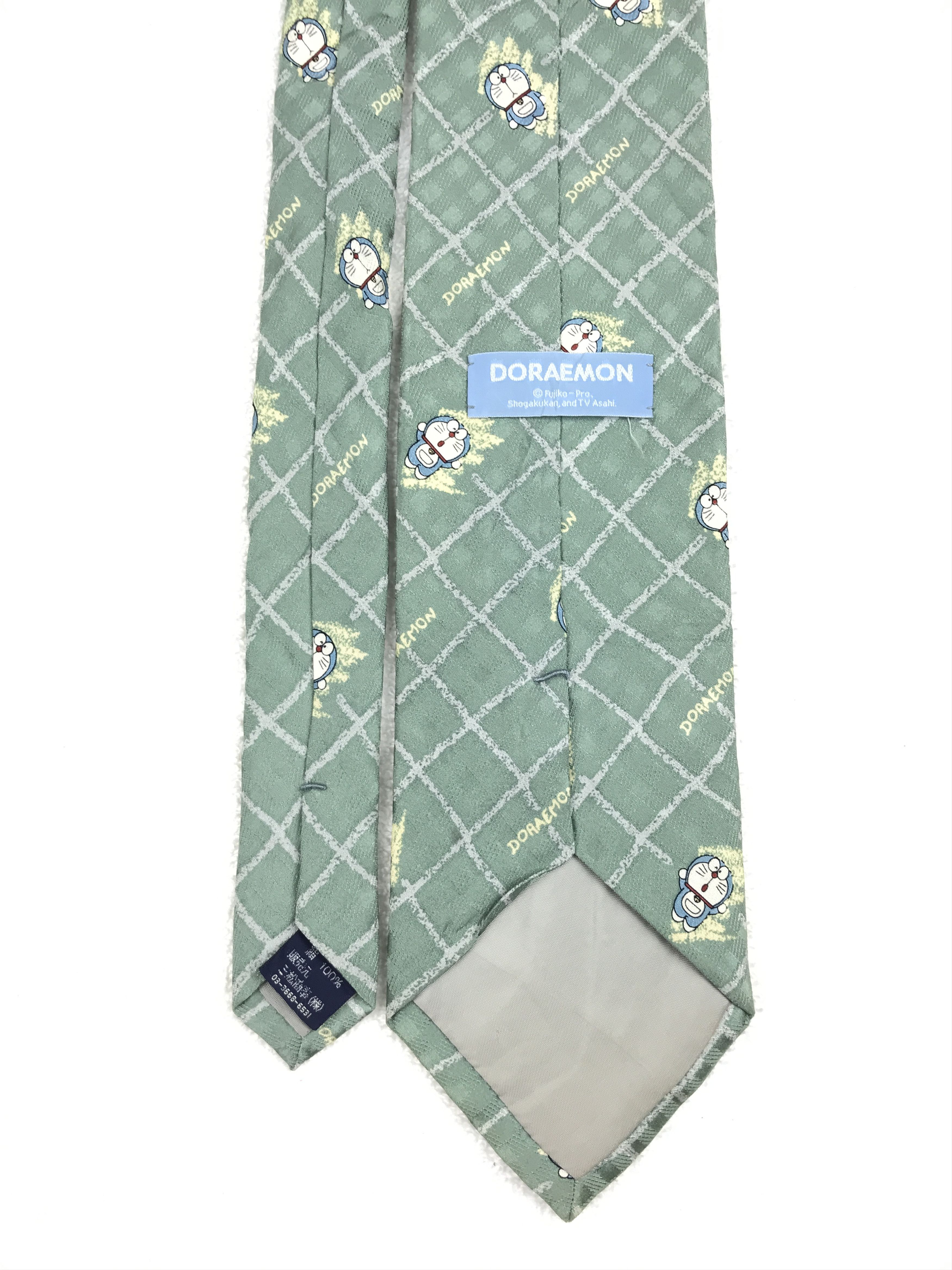 Designer × Vintage Vintage Doraemon Silk Necktie Size ONE SIZE - 4 Thumbnail