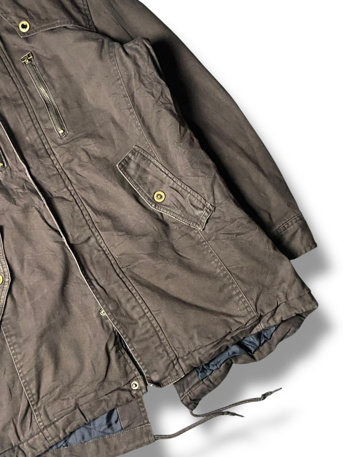 If Six Was Nine Grangesta Multi pocket Fishtail Hooded Jacket (158) Size US L / EU 52-54 / 3 - 2 Thumbnail