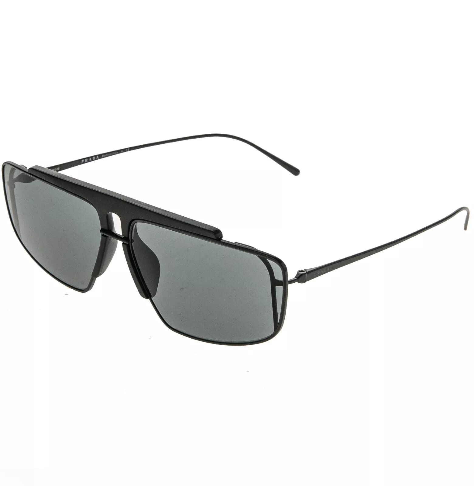 Prada PRADA CATWALK 50V PR50VS Black Designer Sunglasses Authentic Size ONE SIZE - 9 Thumbnail