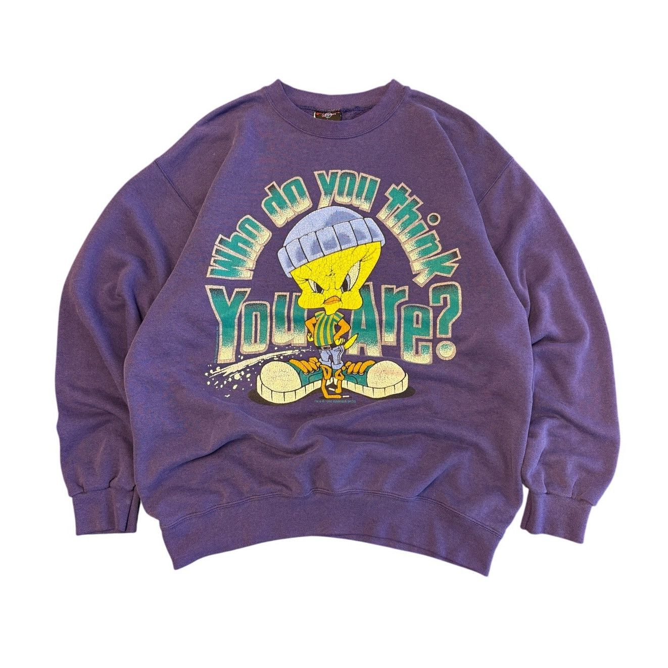 Other Purple Tweety Bird Who Do You Think You Are Crewneck Sz L Size US L / EU 52-54 / 3 - 1 Preview
