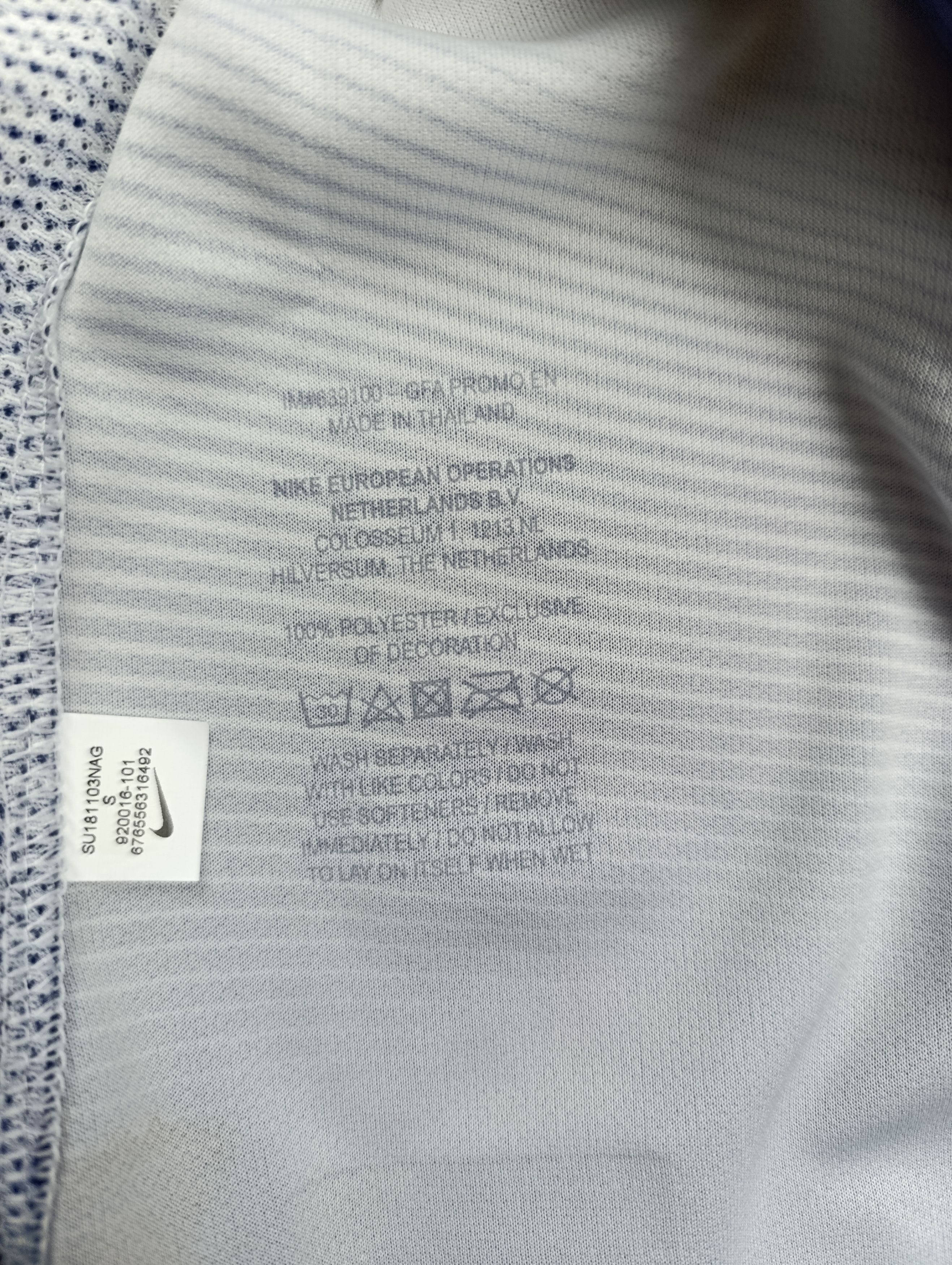 Nike Nike Tottenham Hotspur Player Issue U18 Jersey 2018/19 Size US S / EU 44-46 / 1 - 10 Thumbnail
