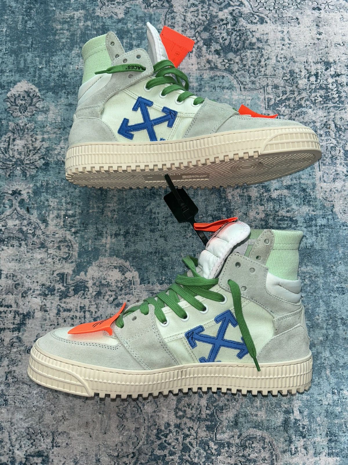 Off-White Off-White Off-Court 3.0 High ’Mint Green’ Size US 8.5 / EU 41-42 - 2 Thumbnail
