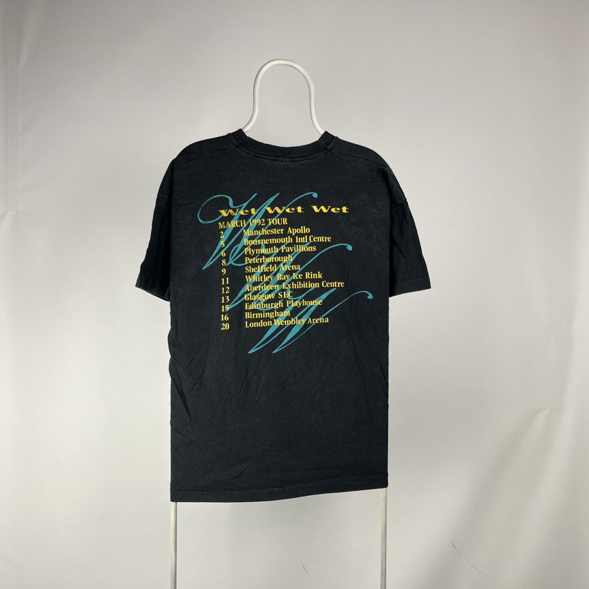 Band Tees Wet Wet Wet Vintage 1992 High on The Happy Side Tour T Shirt Size US L / EU 52-54 / 3 - 2 Thumbnail