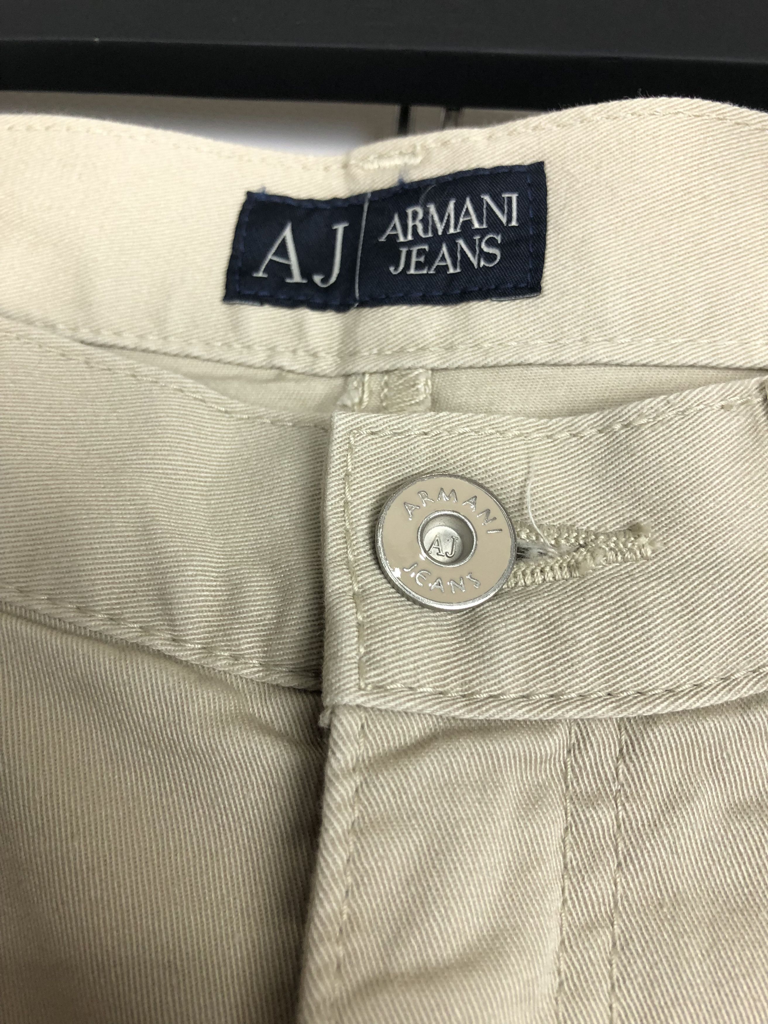Armani Armani Jeans Chino Pants Back Logo Beige size 30x29 Size US 30 / EU 46 - 7 Thumbnail