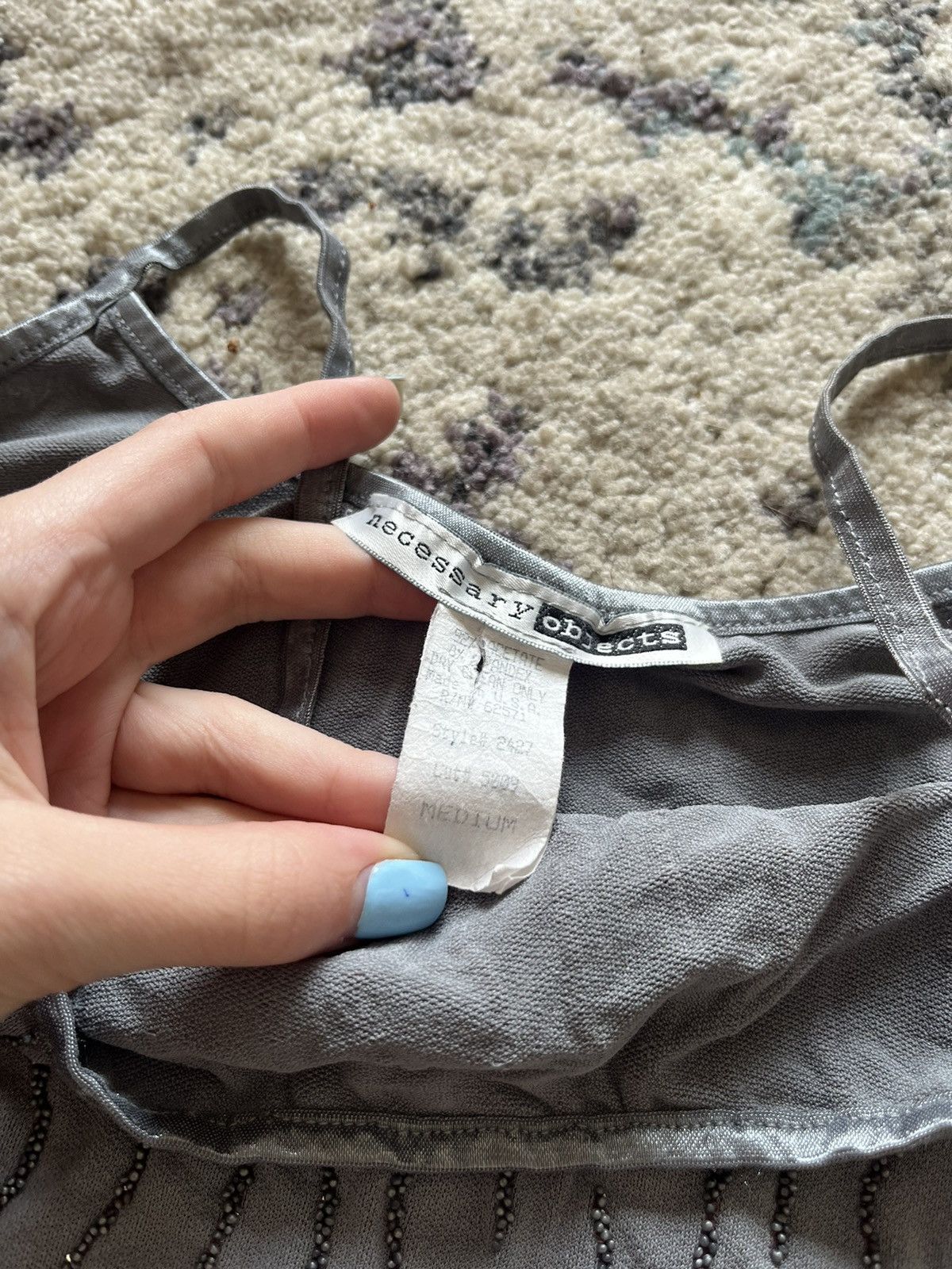 Vintage Vintage Grey Tank Size S / US 4 / IT 40 - 2 Thumbnail