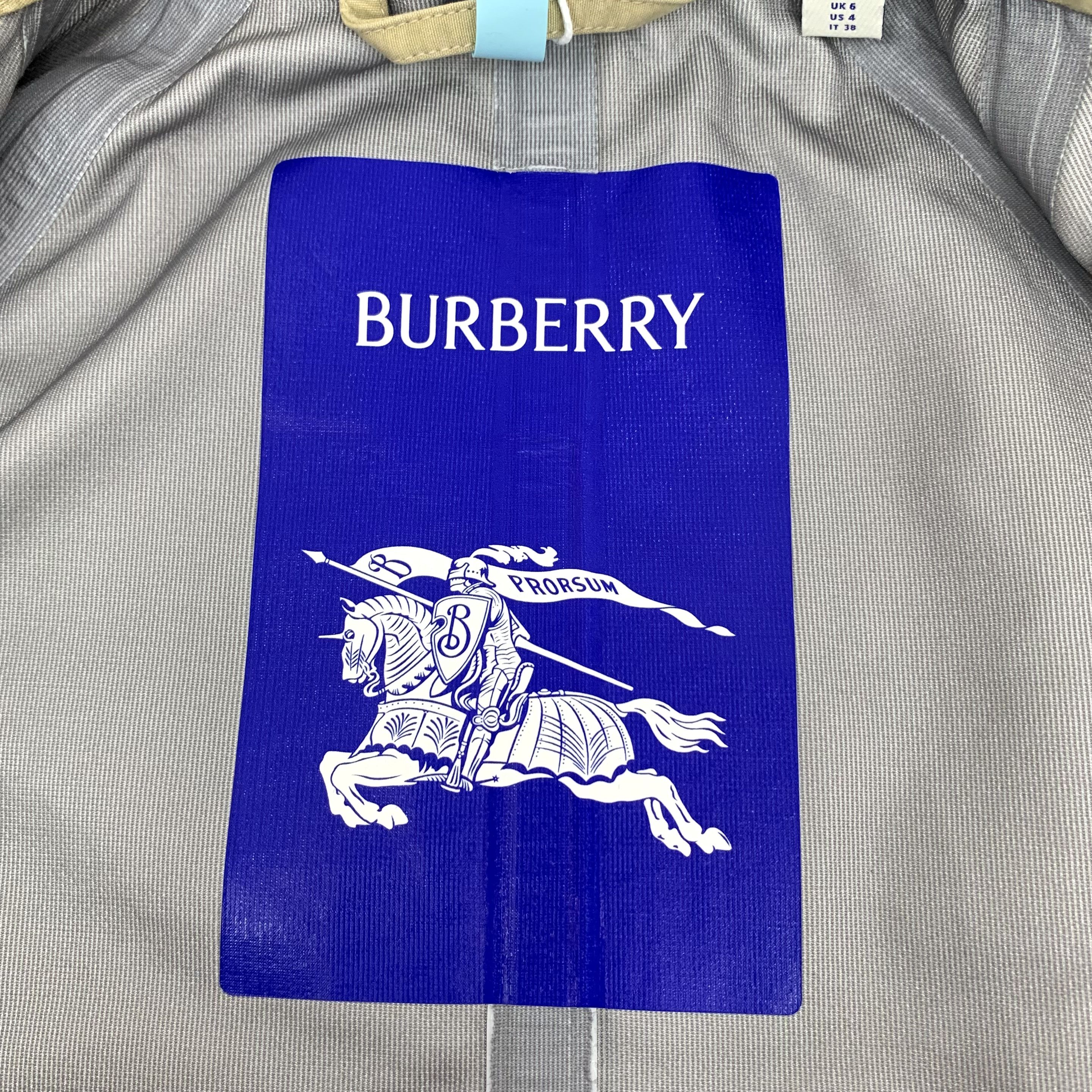 Burberry Burberry Cotton Jacket Khaki (38) Size XS / US 0-2 / IT 36-38 - 5 Thumbnail