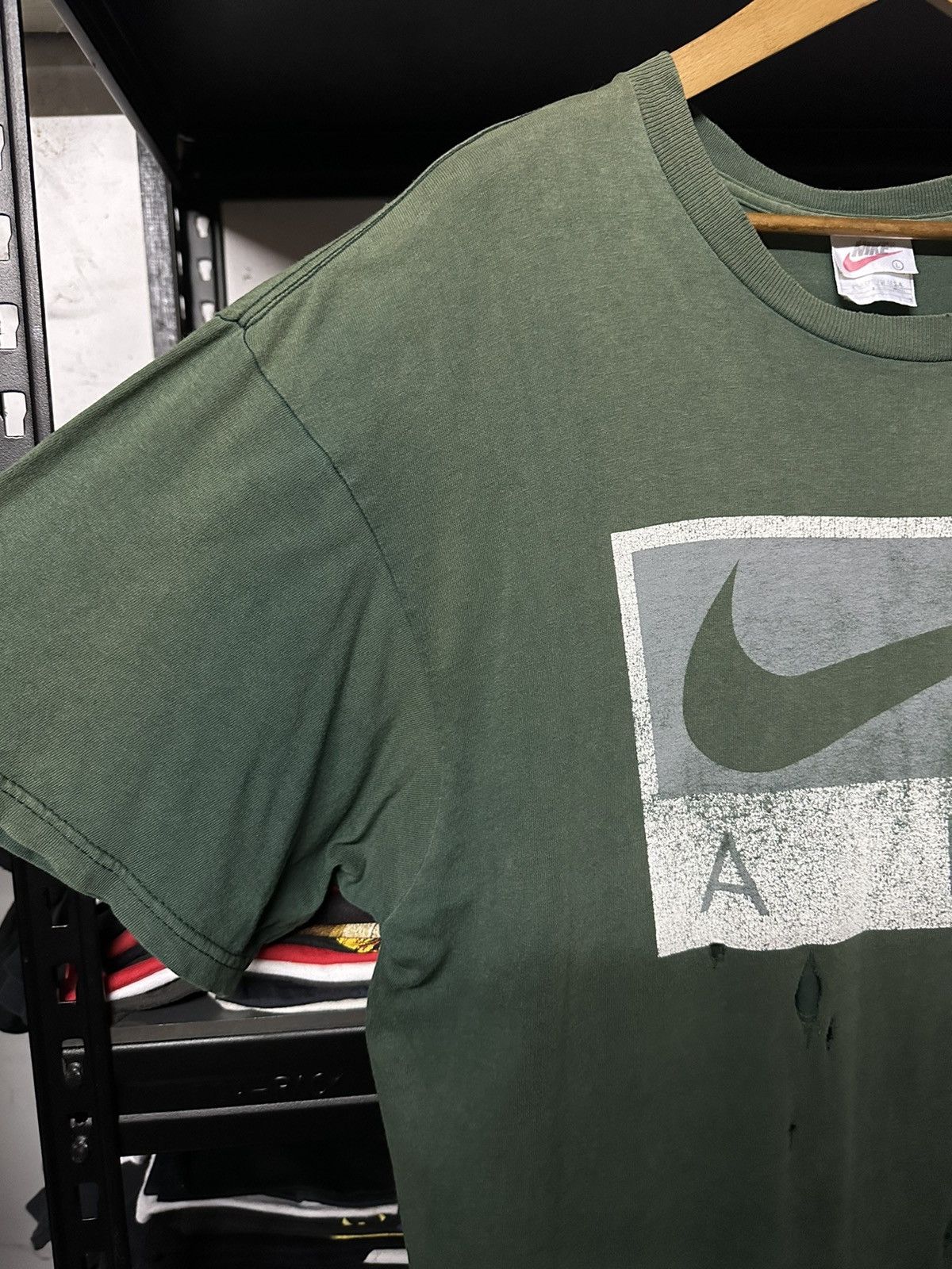 Nike × Vintage Vintage 90s Nike Air Distressed Tee Size US XL / EU 56 / 4 - 5 Thumbnail