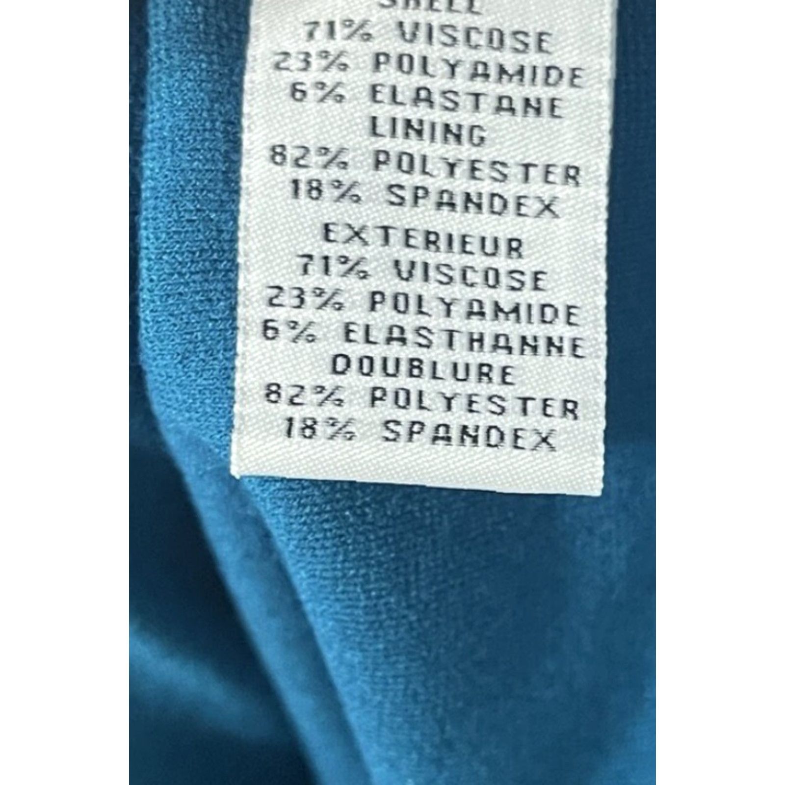Diane von Furstenberg Diane Von Furstenberg Skirt Womens Size 10 Teal Pencil Stretch Size 32" / US 10 / IT 46 - 6 Thumbnail