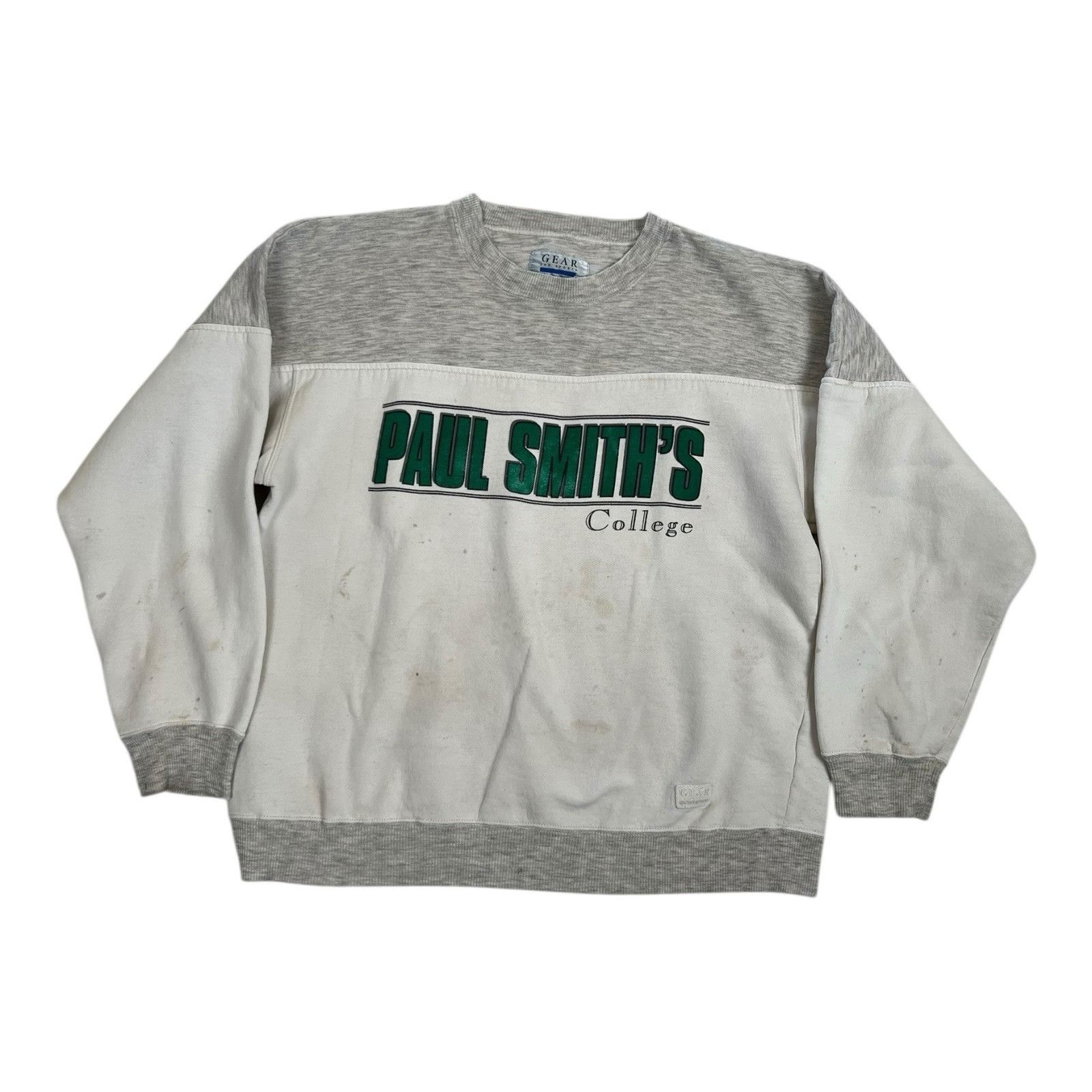 Vintage Vintage Paul Smith’s College Crewneck Sweatshirt Size XL 90s Size US XL / EU 56 / 4 - 1 Thumbnail