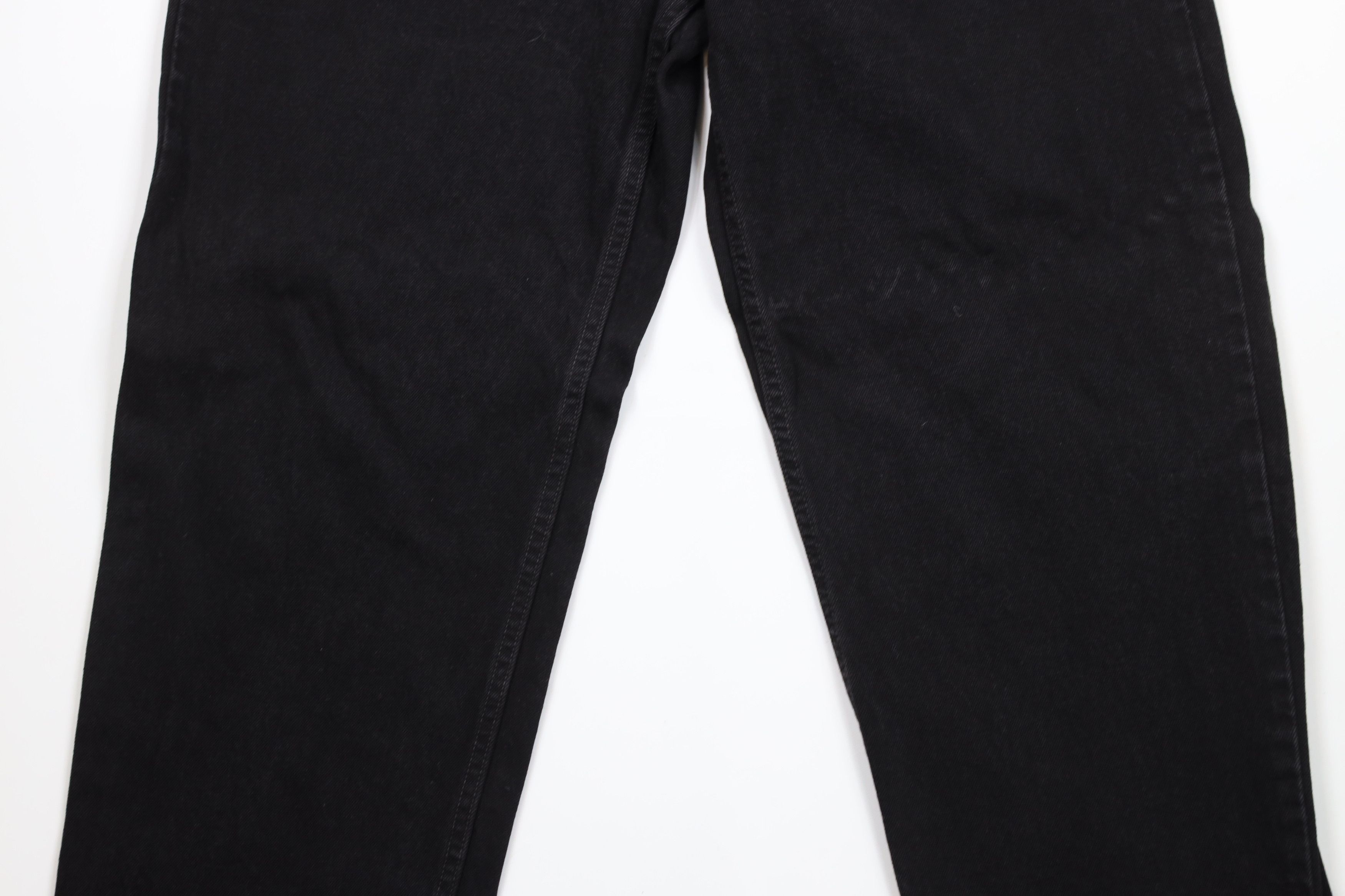 Levi's Vintage 90s Levis 550 Relaxed Fit Denim Jeans Black Cotton Size US 36 / EU 52 - 3 Thumbnail