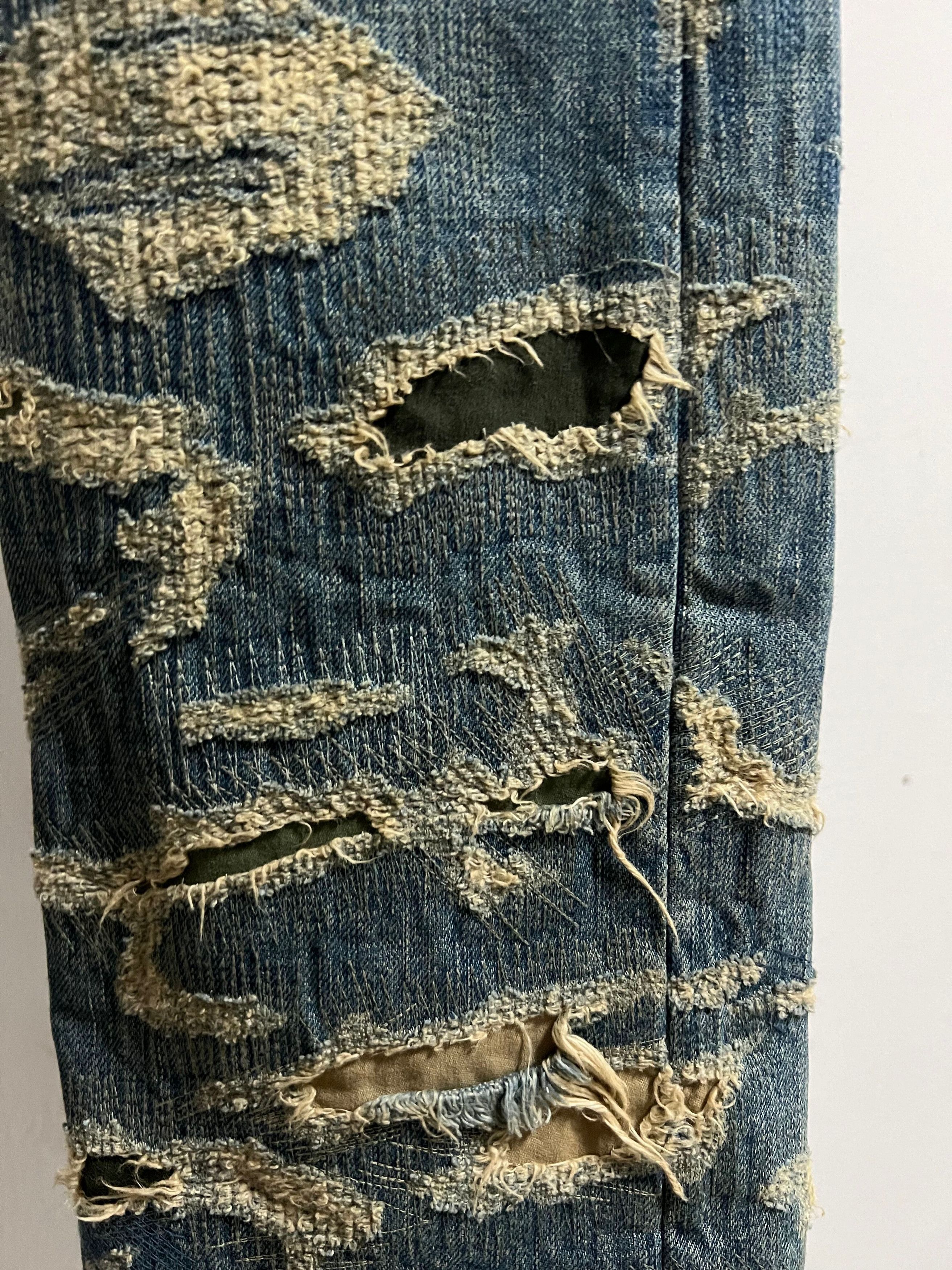 Givenchy Boro Destroyed denim jeans Size US 30 / EU 46 - 4 Thumbnail