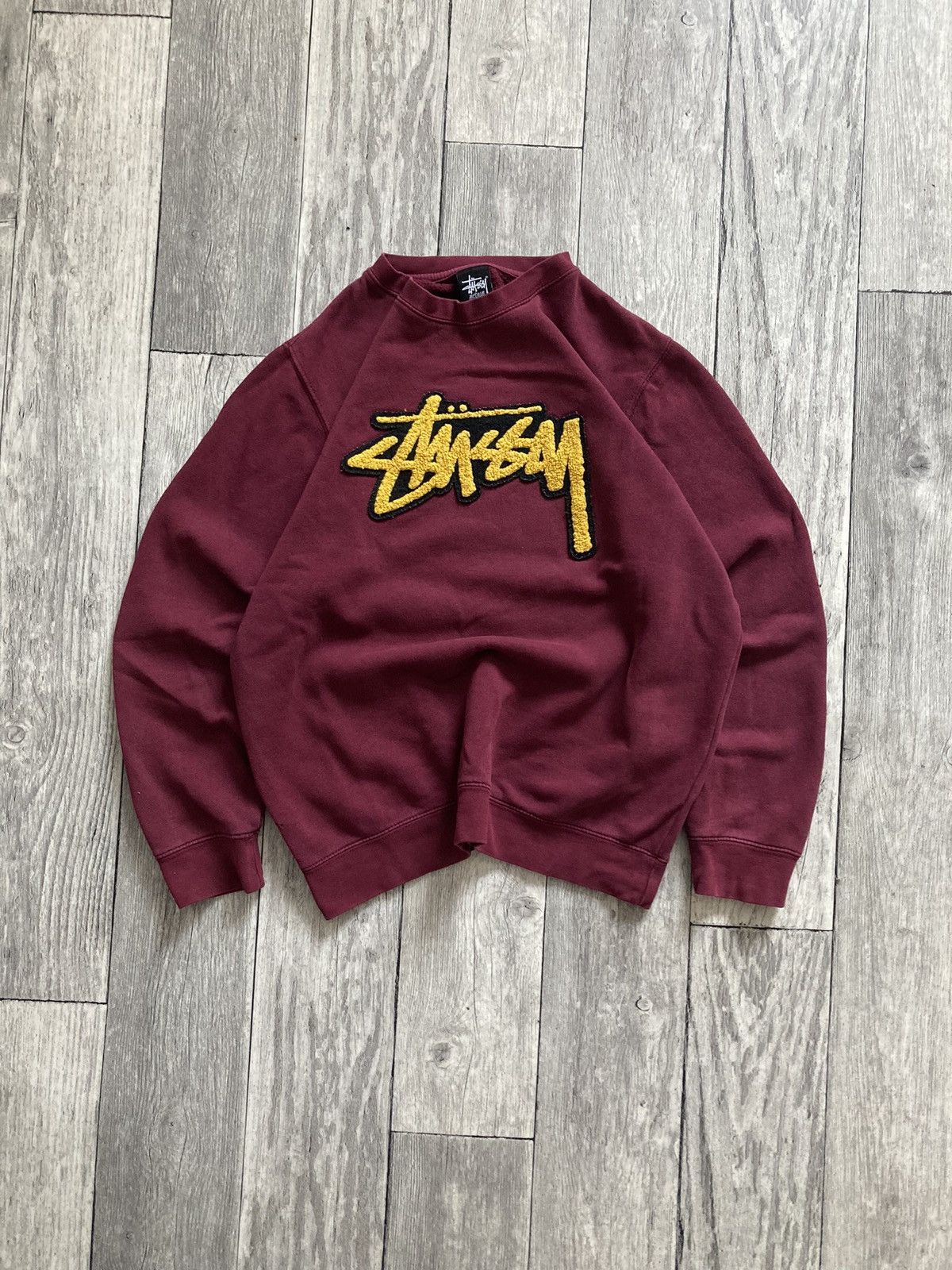 Stussy RARE Stussy Big logo crewneck sweatshirt M Vintage y2k Size US M / EU 48-50 / 2 - 2 Thumbnail
