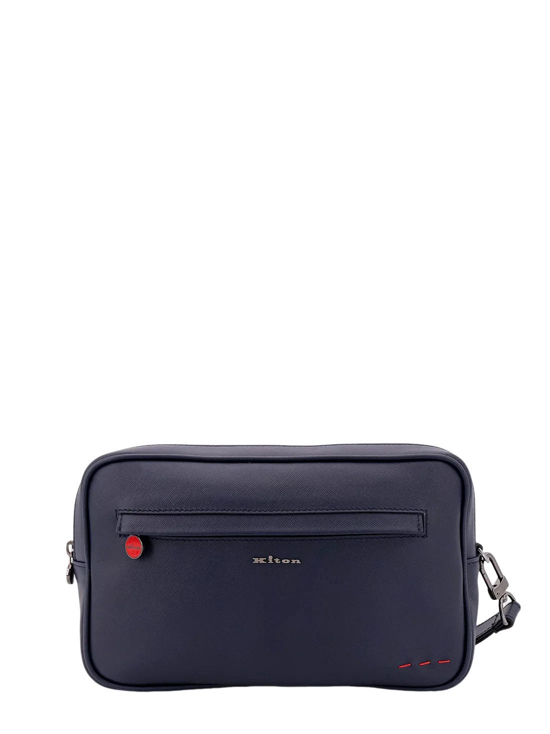 Kiton KITON Blue Leather Clutch New & Authentic Size ONE SIZE - 1 Thumbnail