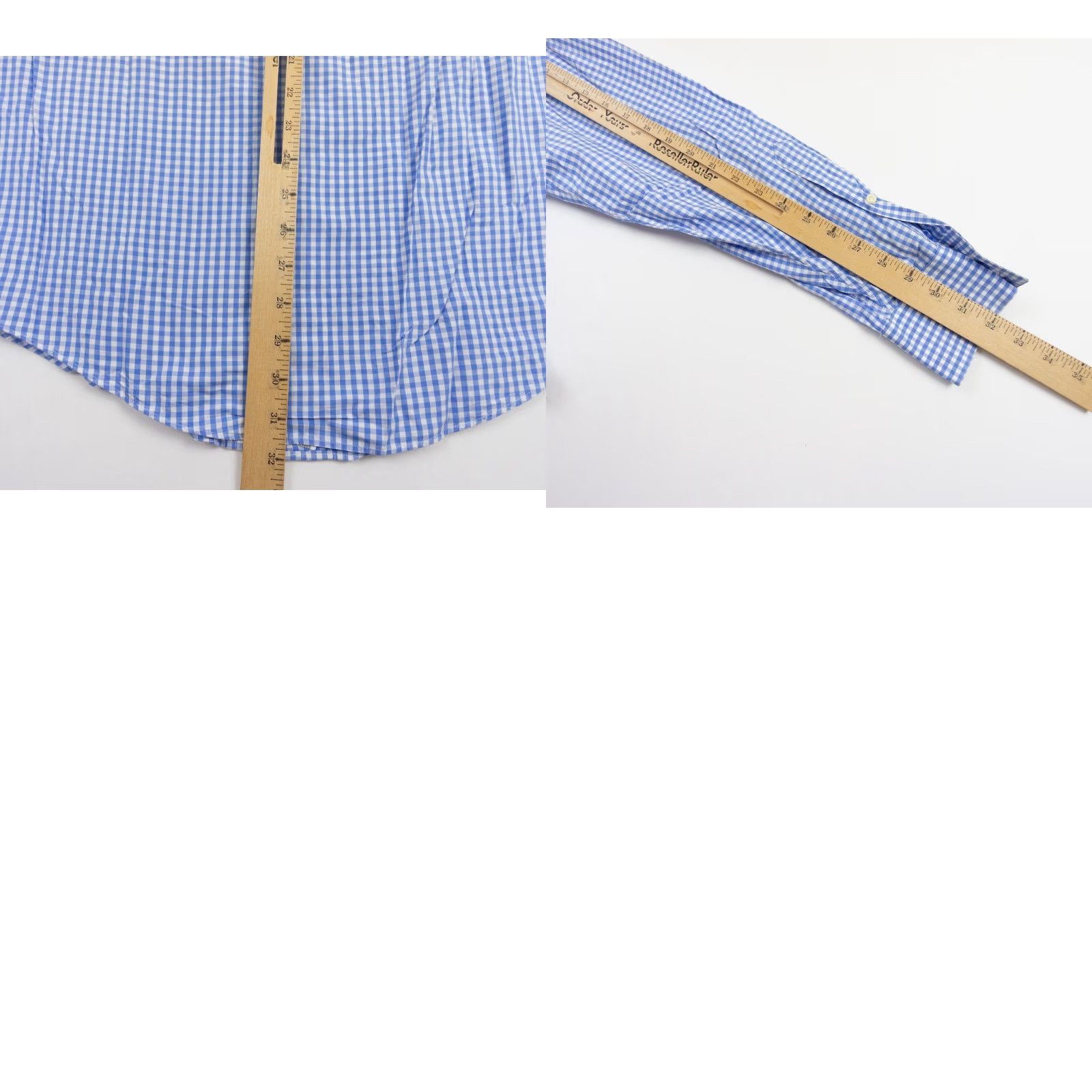 Brooks Brothers VINTAGE Brooks Brothers Men's Long Sleeve Button Up Shirt Casual Formal Workwear Plaid Blue L Size US L / EU 52-54 / 3 - 8 Thumbnail