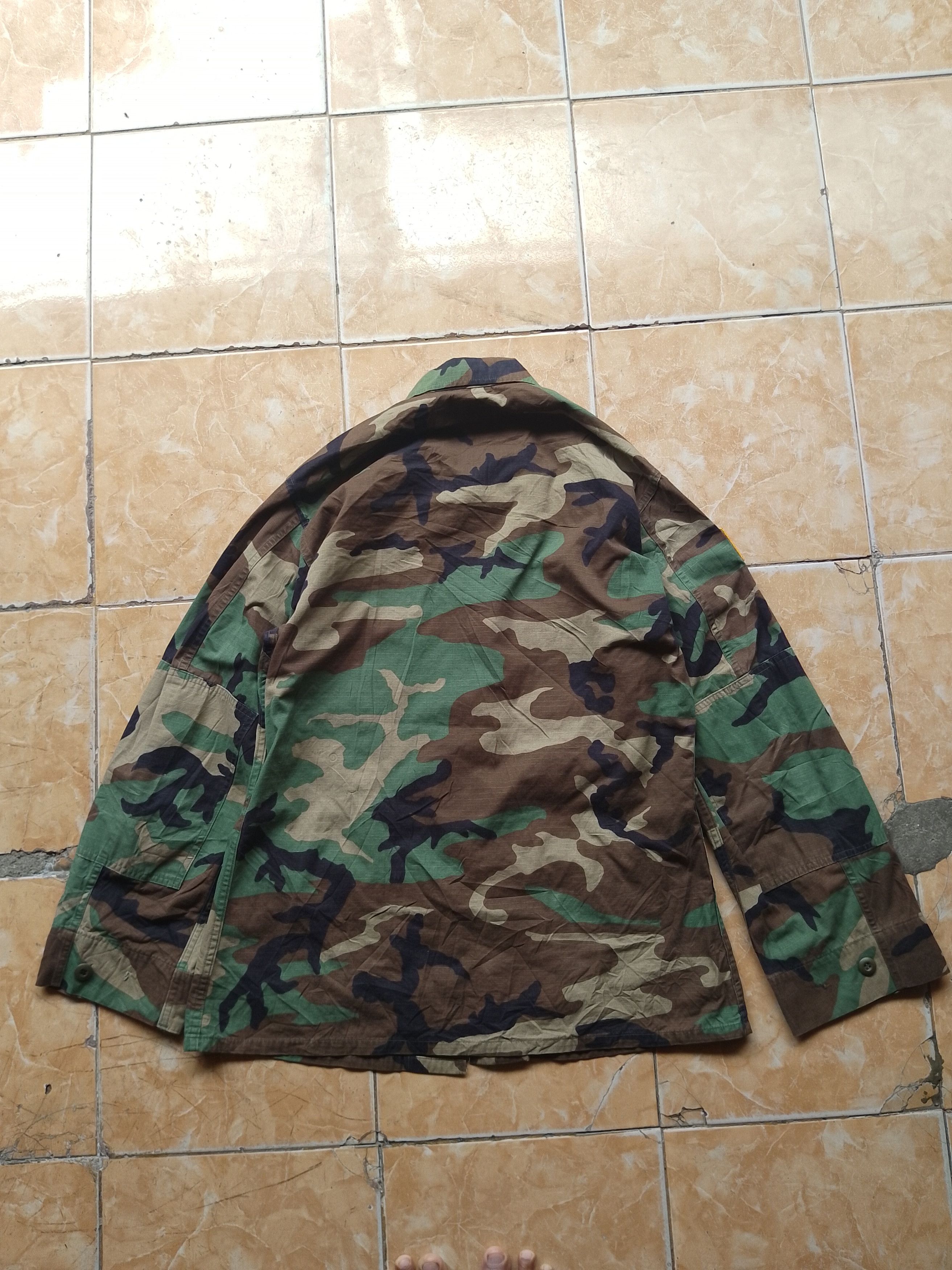 Vintage Vintage US ARMY Coat Hotweather Woodland Camo Size US M / EU 48-50 / 2 - 12 Thumbnail