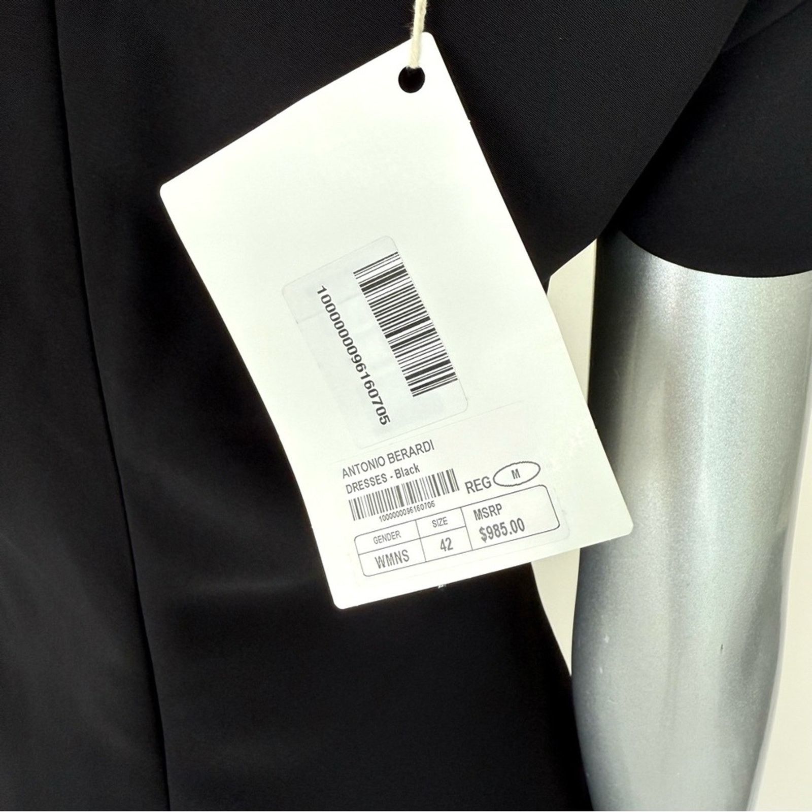 Antonio Berardi NWT!! Antonio Berardi women black dress size 42 IT or M 985$ Size M / US 6-8 / IT 42-44 - 4 Thumbnail