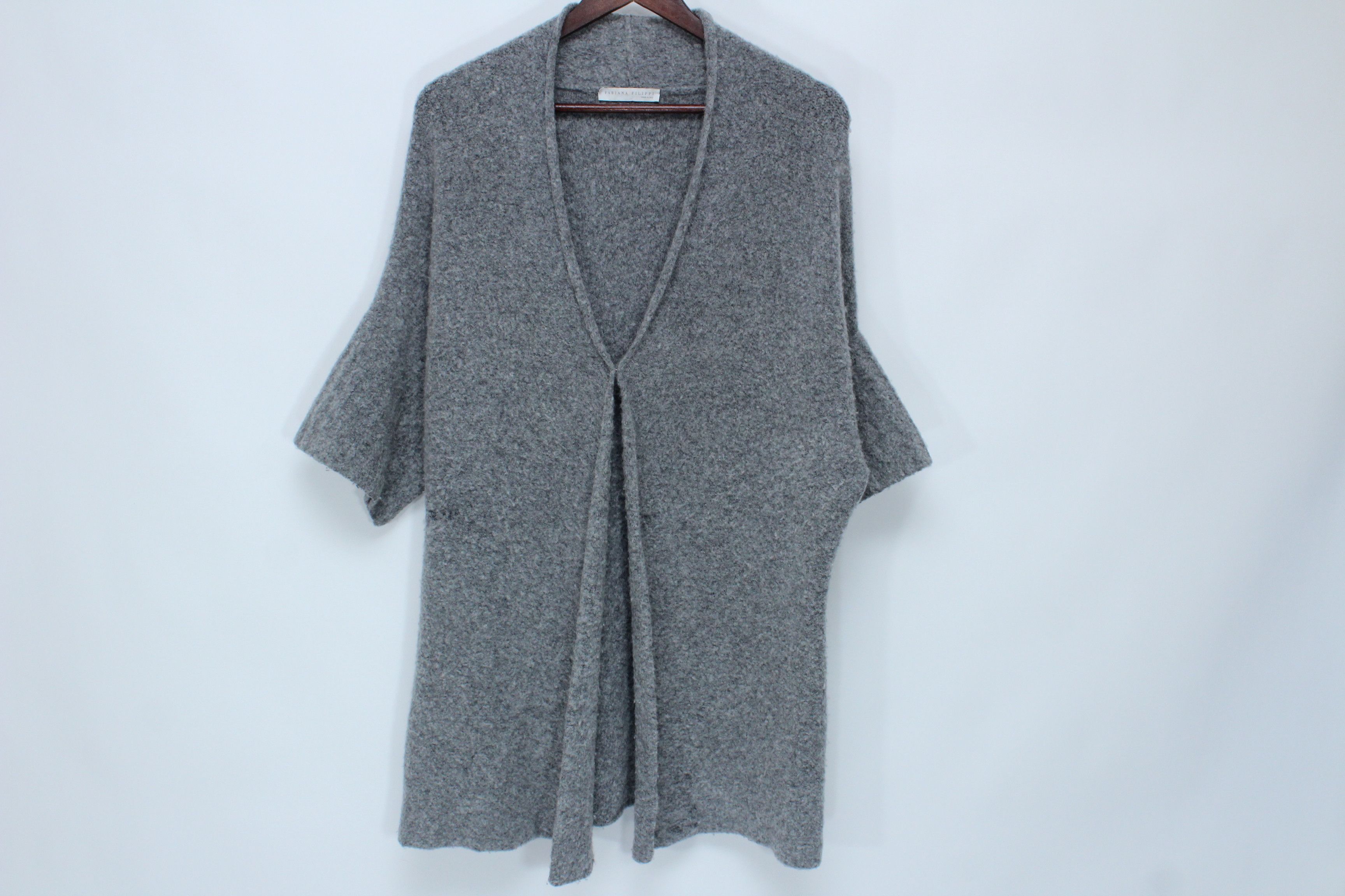 Fabiana Filippi Fabiana Filippi Cardigan Wool Size XL Made In Italy Size XL / US 12-14 / IT 48-50 - 2 Thumbnail