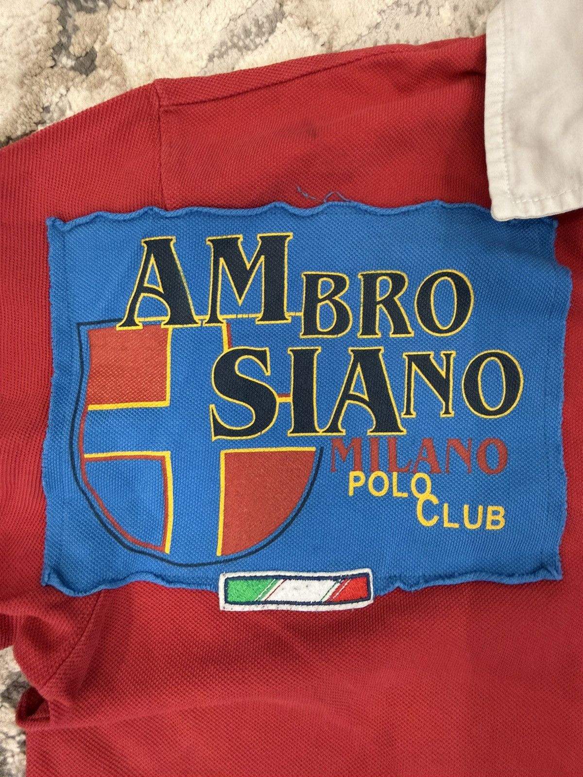 La Martina La Martina Longsleeve Ambrosiano Milano Polo Club L Arhivio Size US L / EU 52-54 / 3 - 9 Thumbnail
