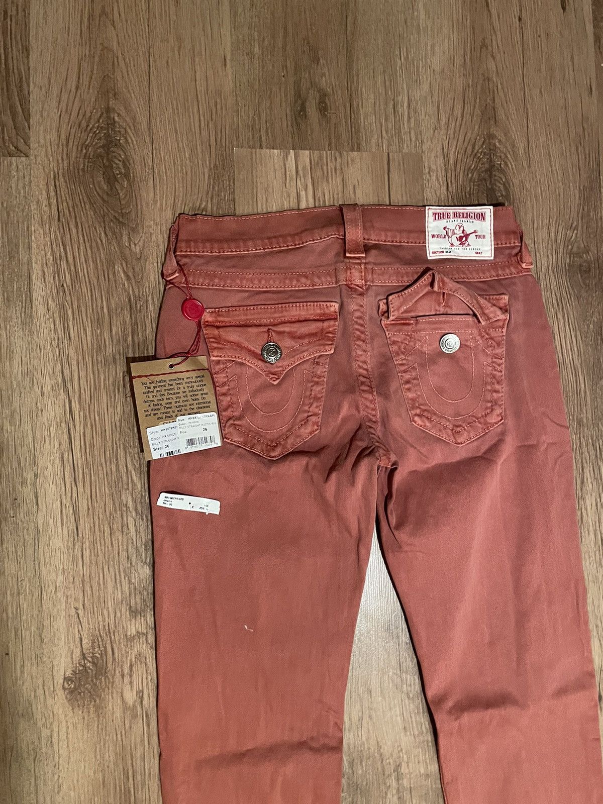 True Religion × Vintage True Religion Billy Straight Jeans Pant Vintage Y2k Washed Size 26" / US 2 / IT 38 - 5 Thumbnail